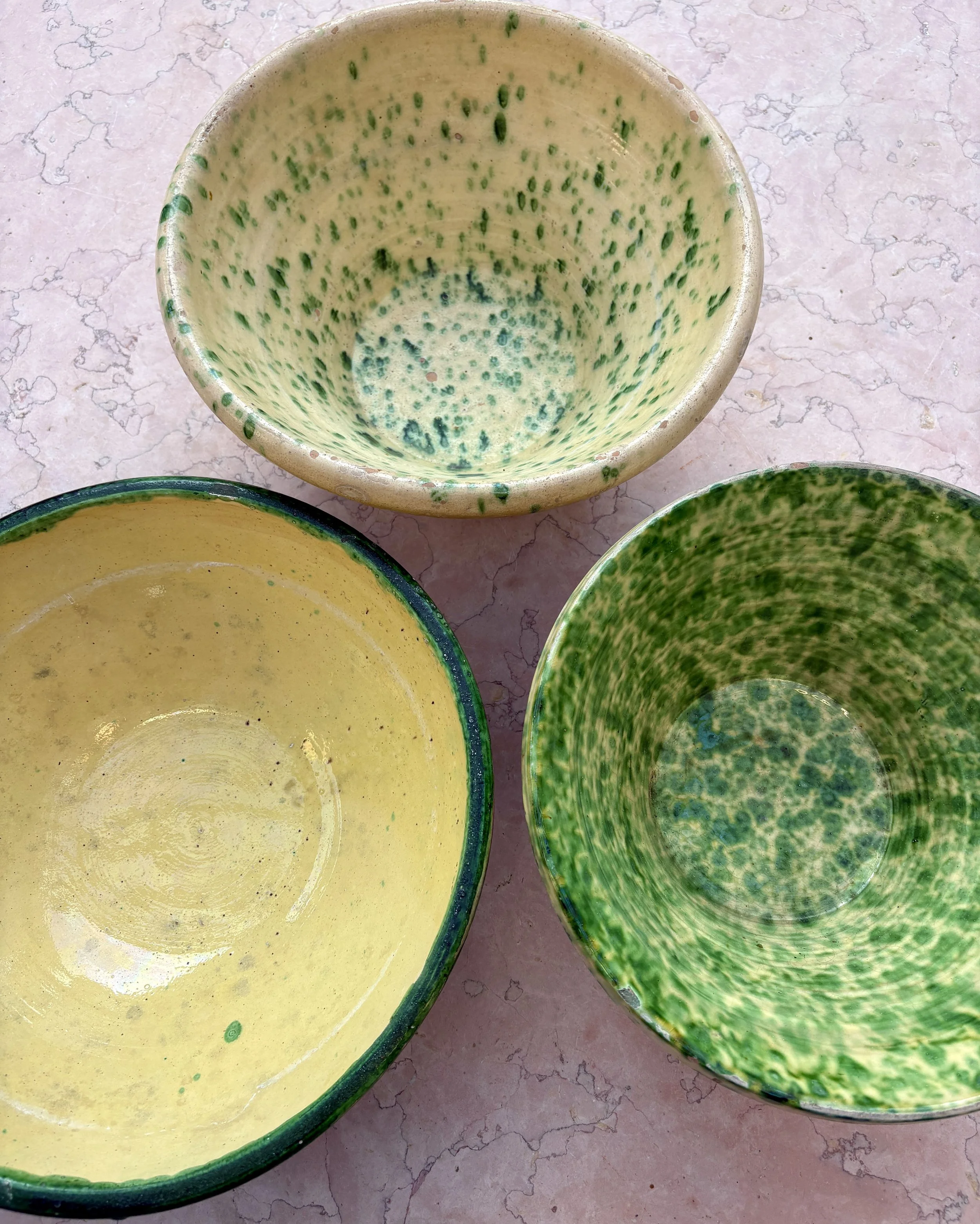 vintage Italian ceramic bowls