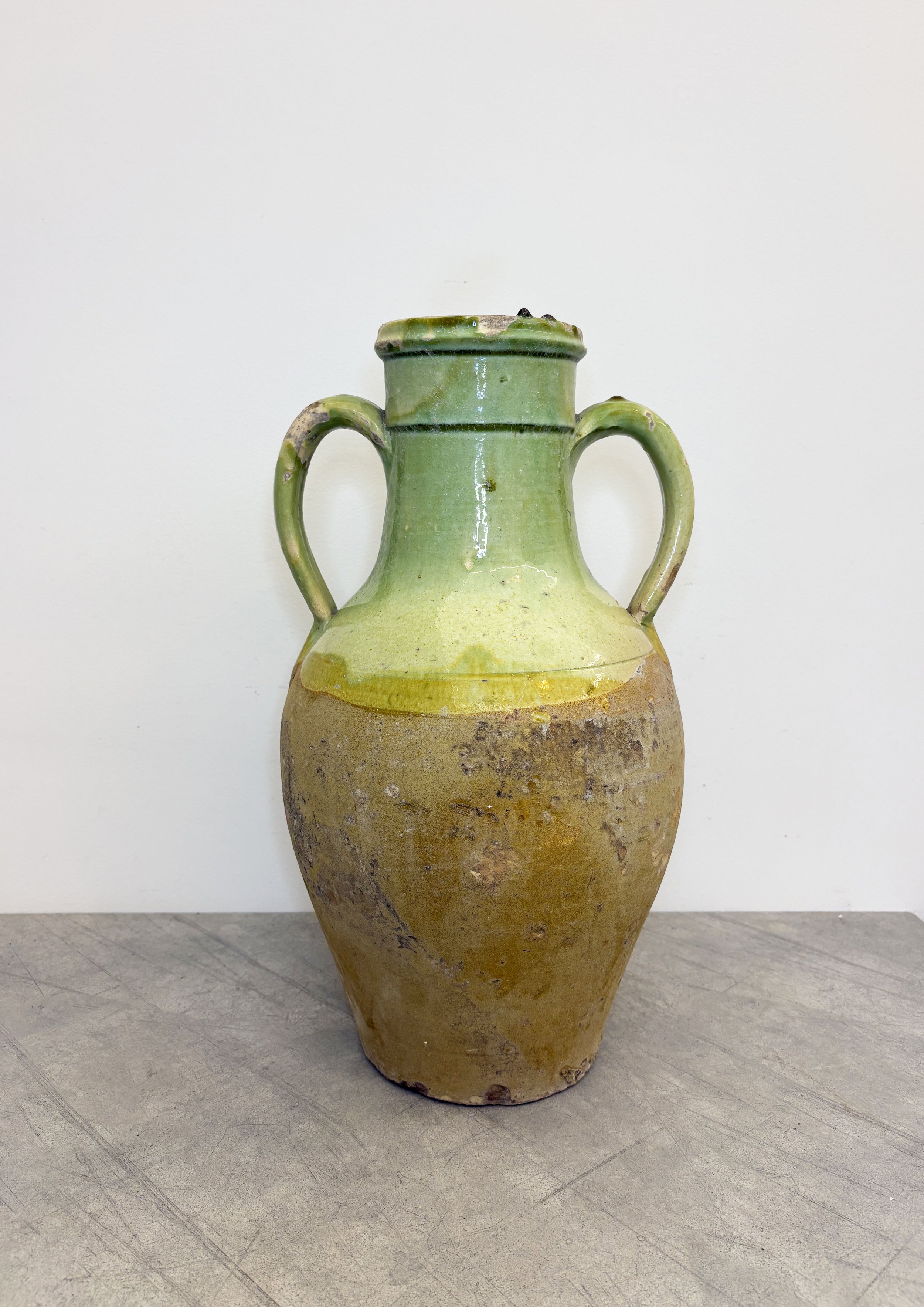 antique rustic ceramic vase Puglia