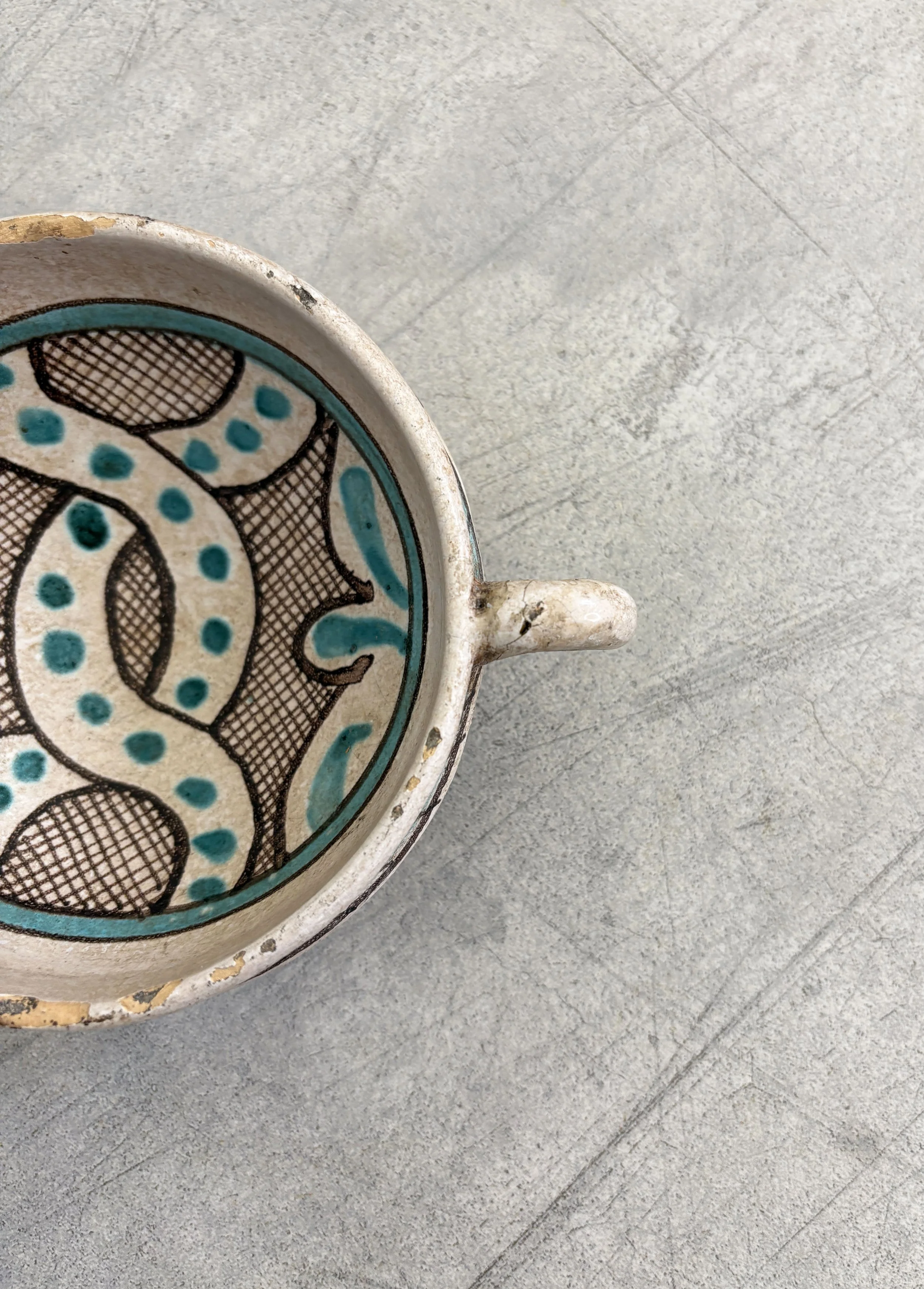 antique handpainted Umbrian bowl (Copy)