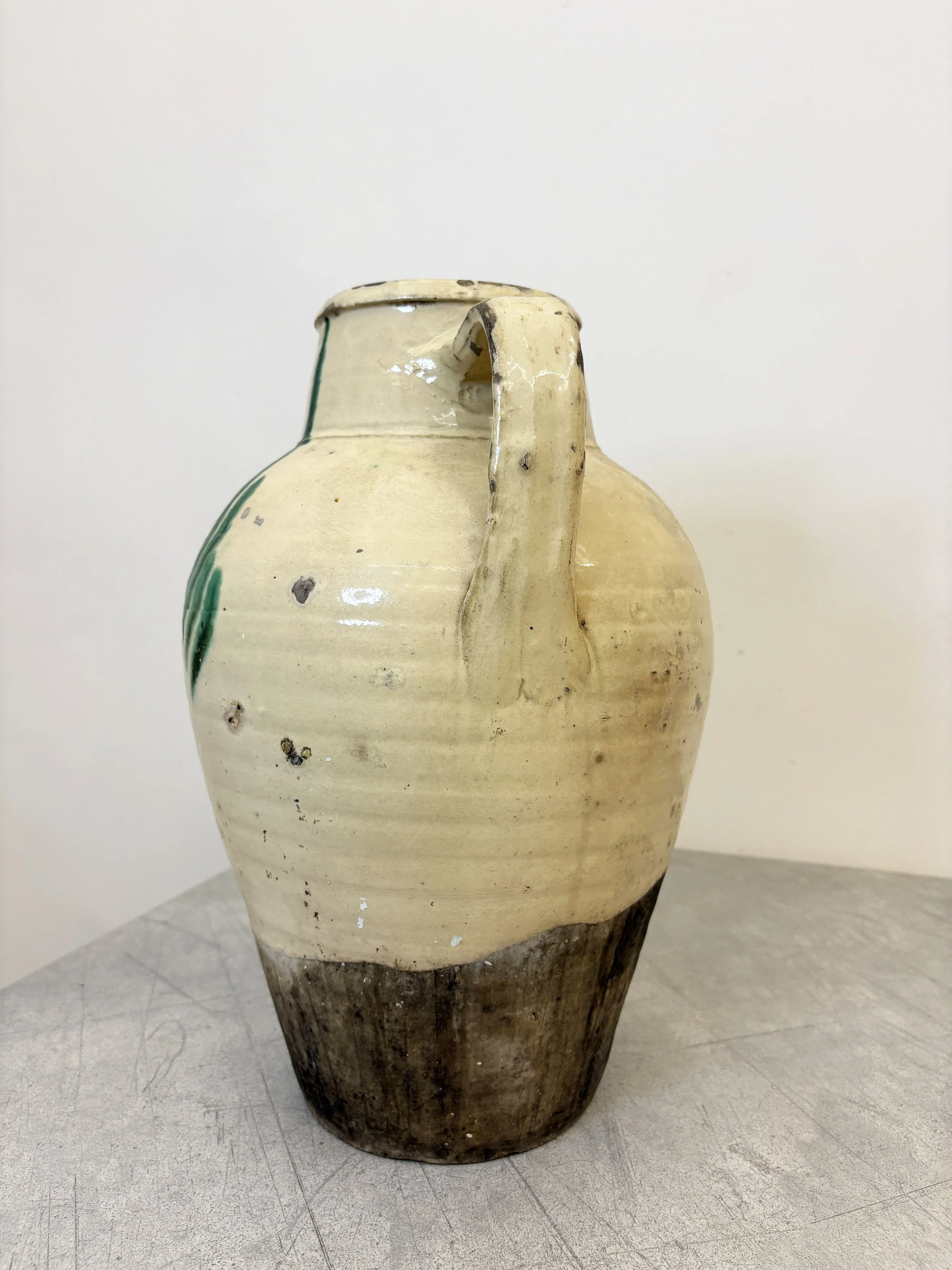 antique farmhouse vase with handles