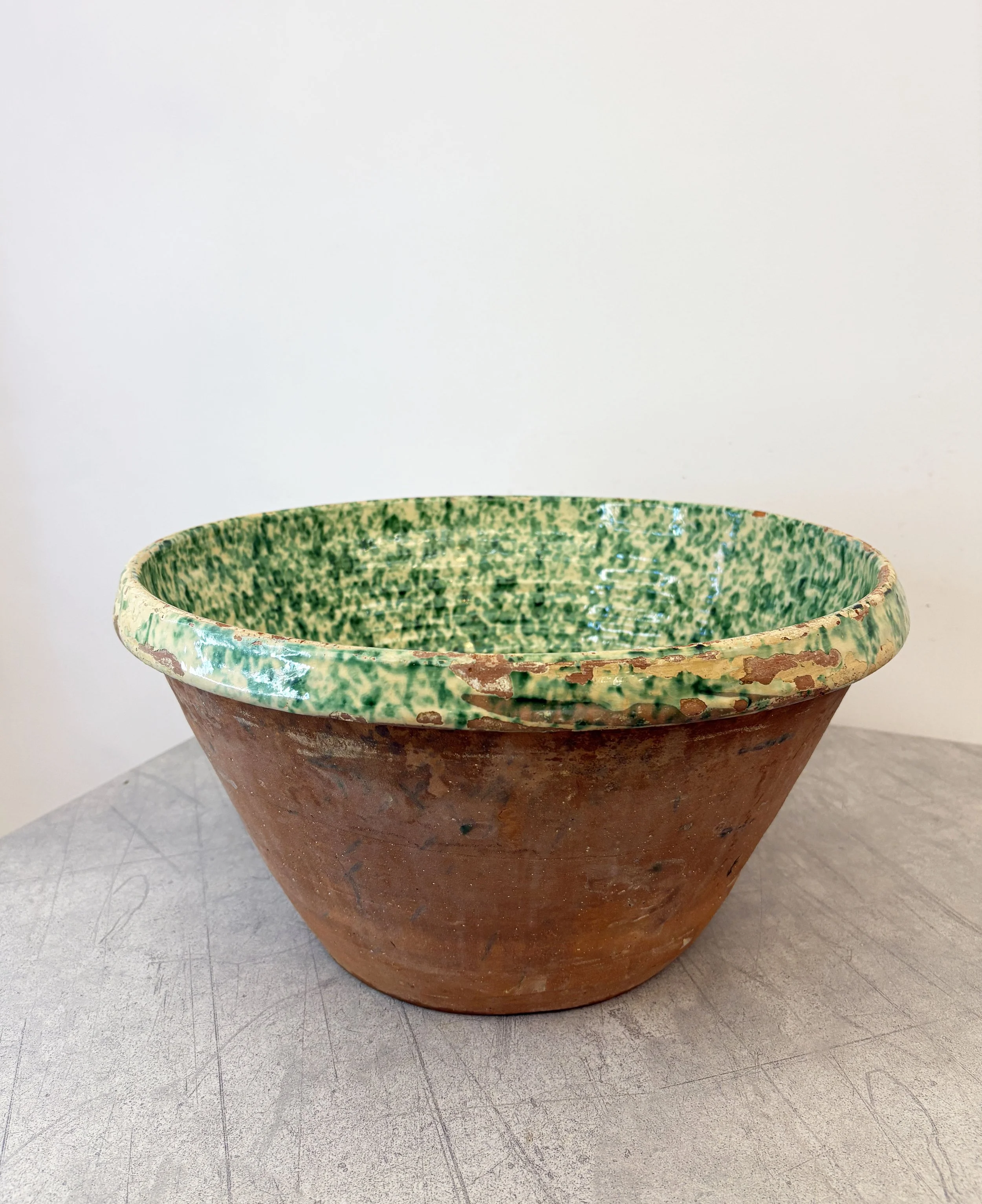 rustic Italian terracotta bowl