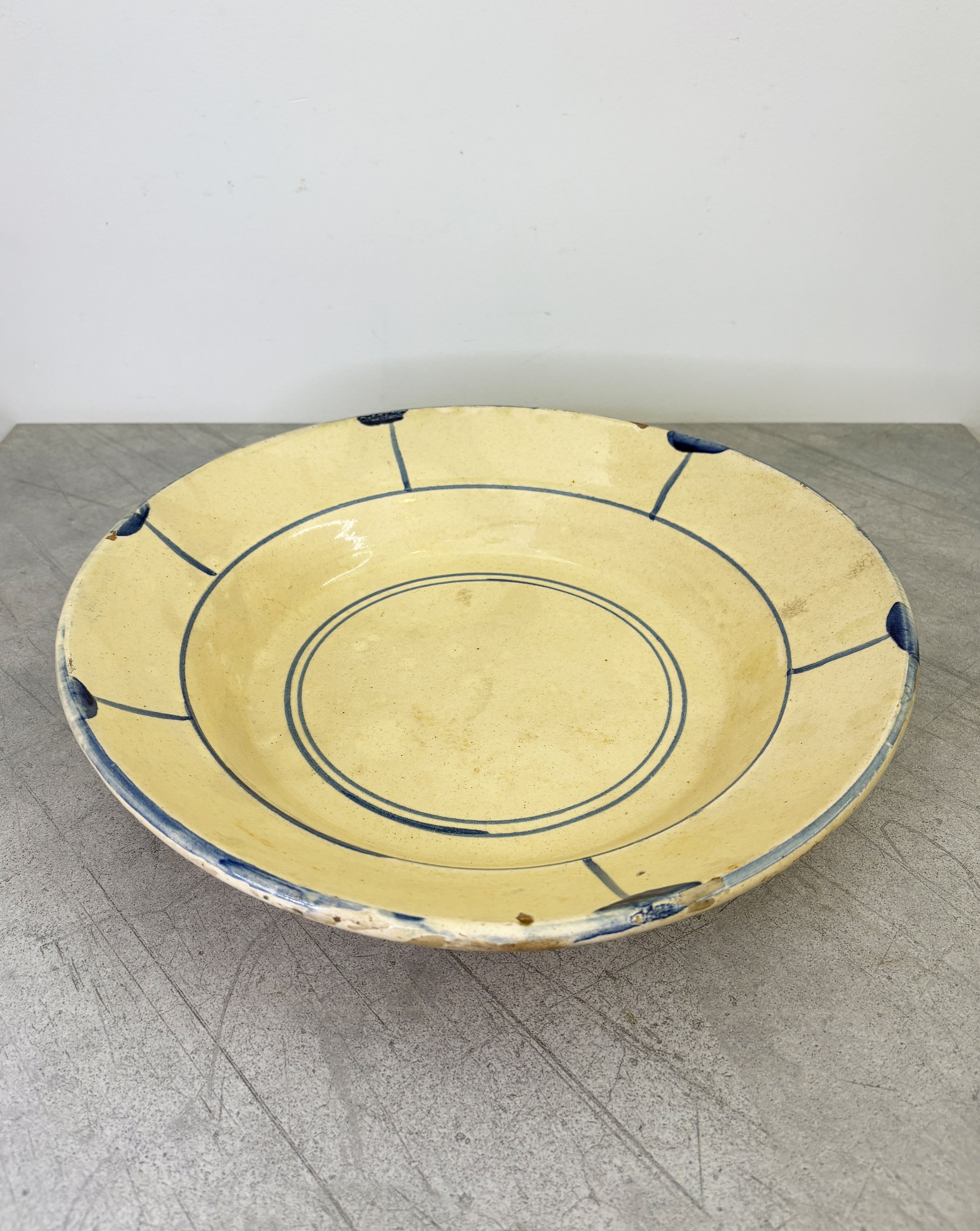 large farmhouse ceramic bowl