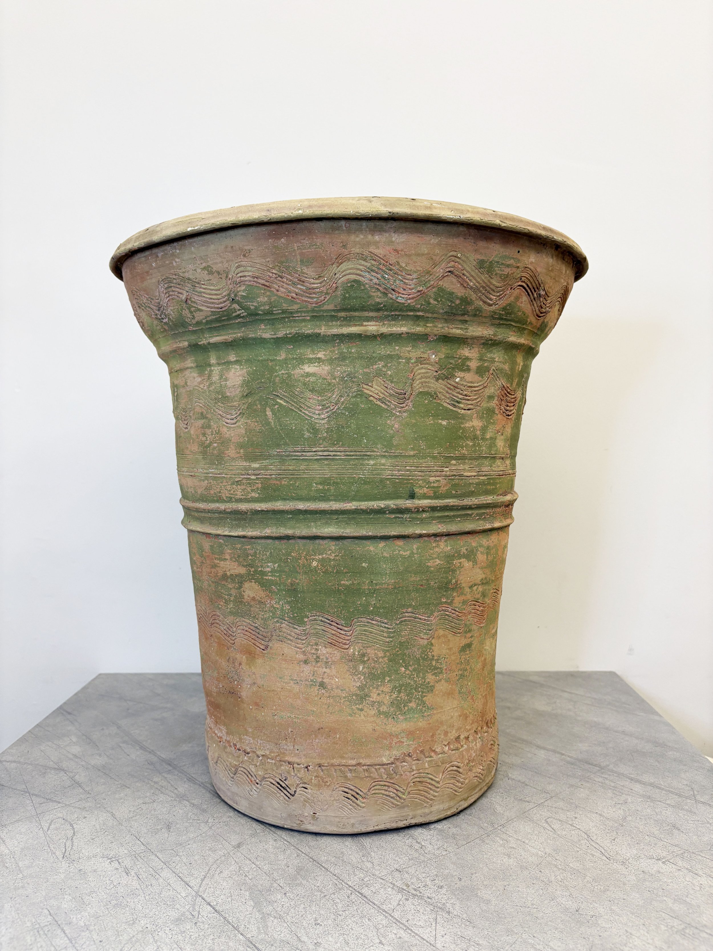 large ceramic southern Italian plant pot