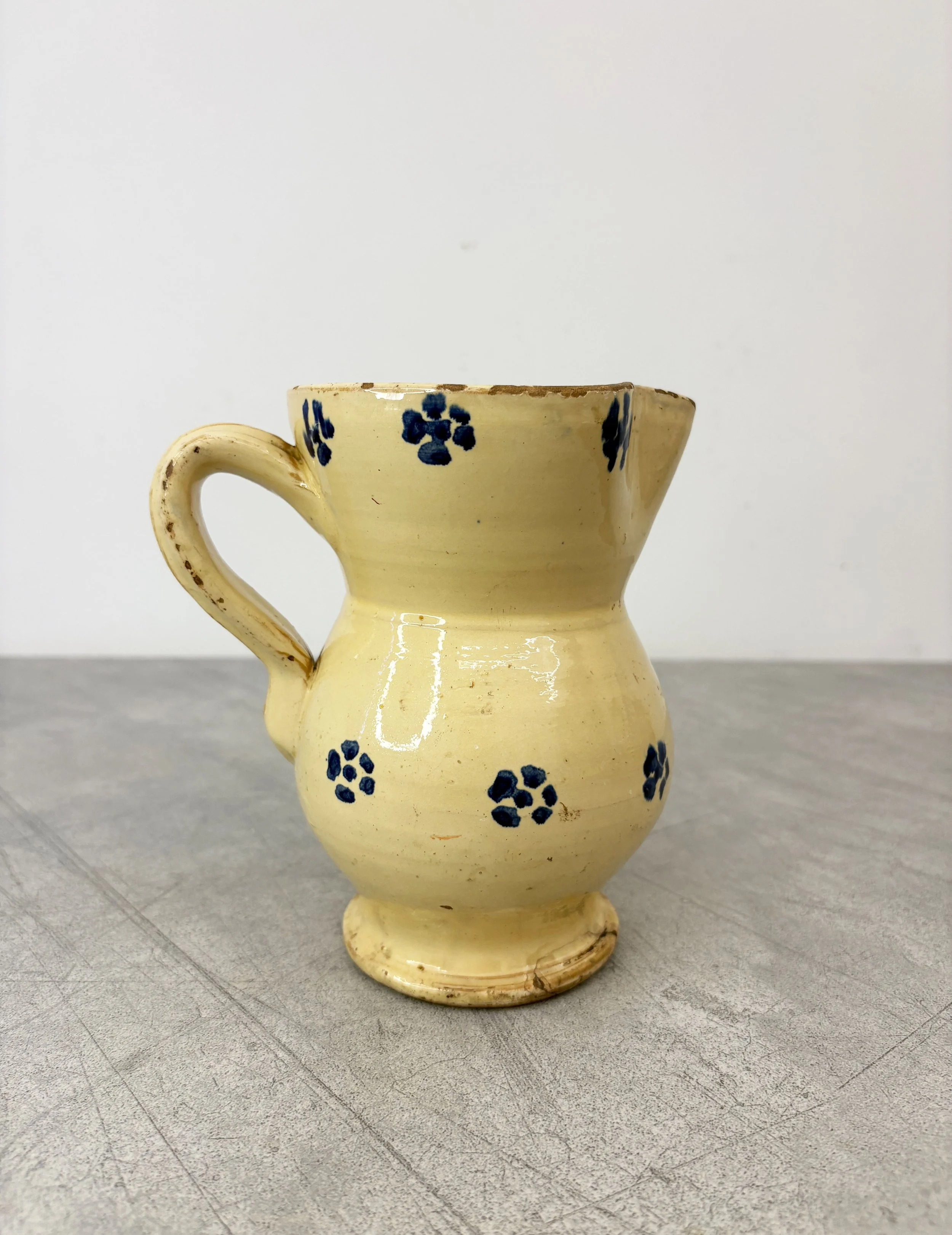 antique ceramic pitcher Italy
