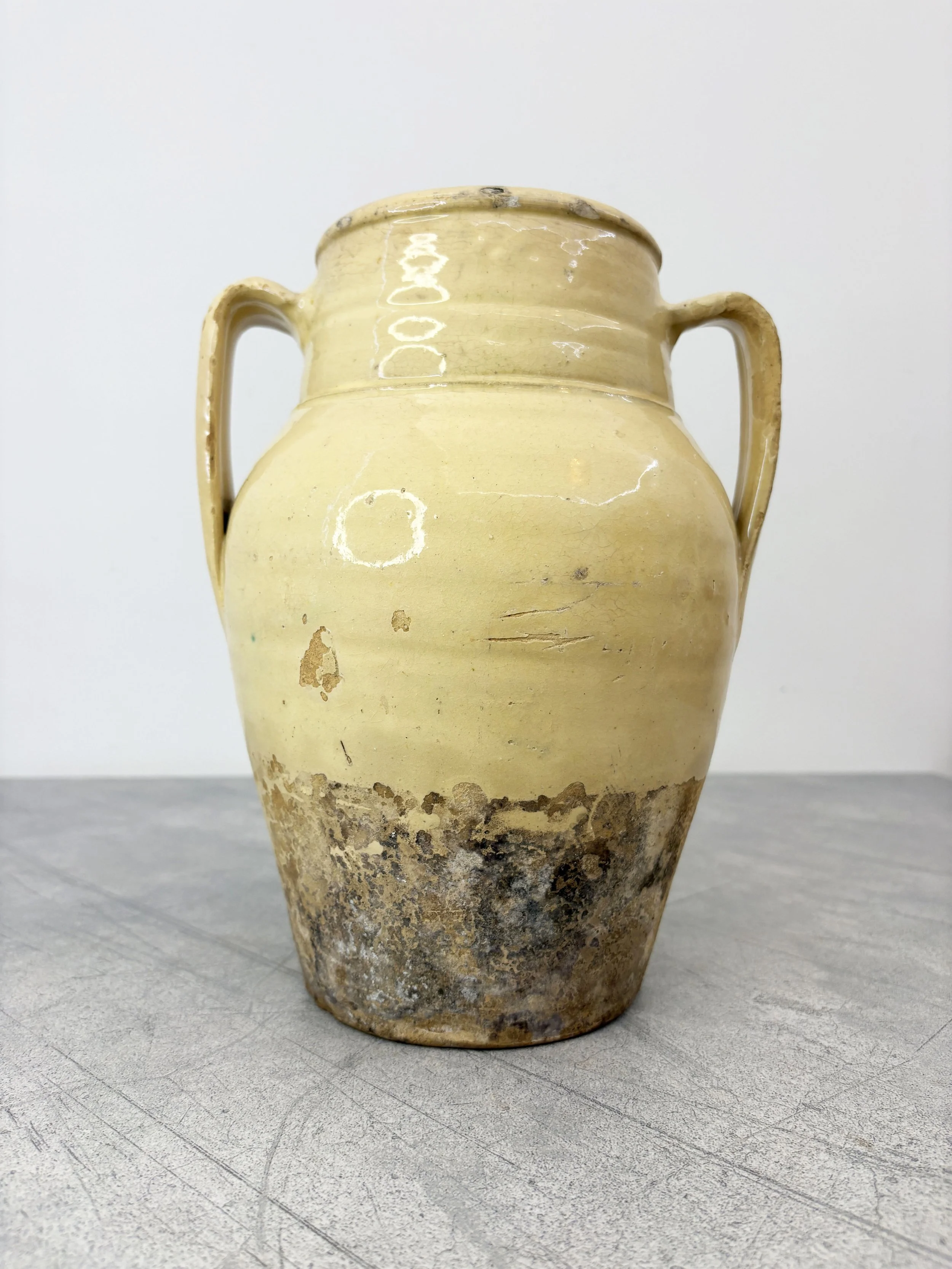 antique ceramic confit pot Calabria