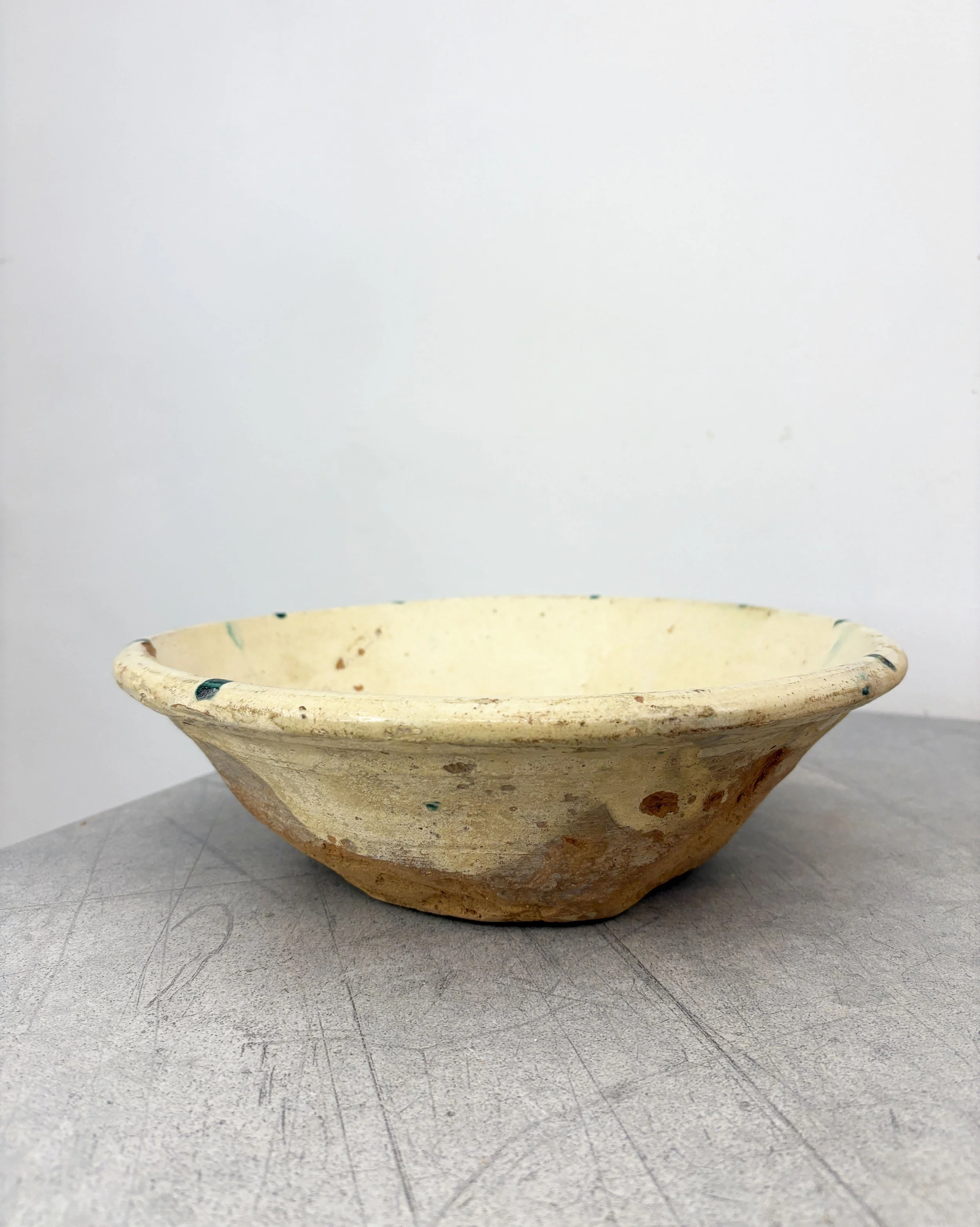 antique rustic Calabrese ceramic bowl