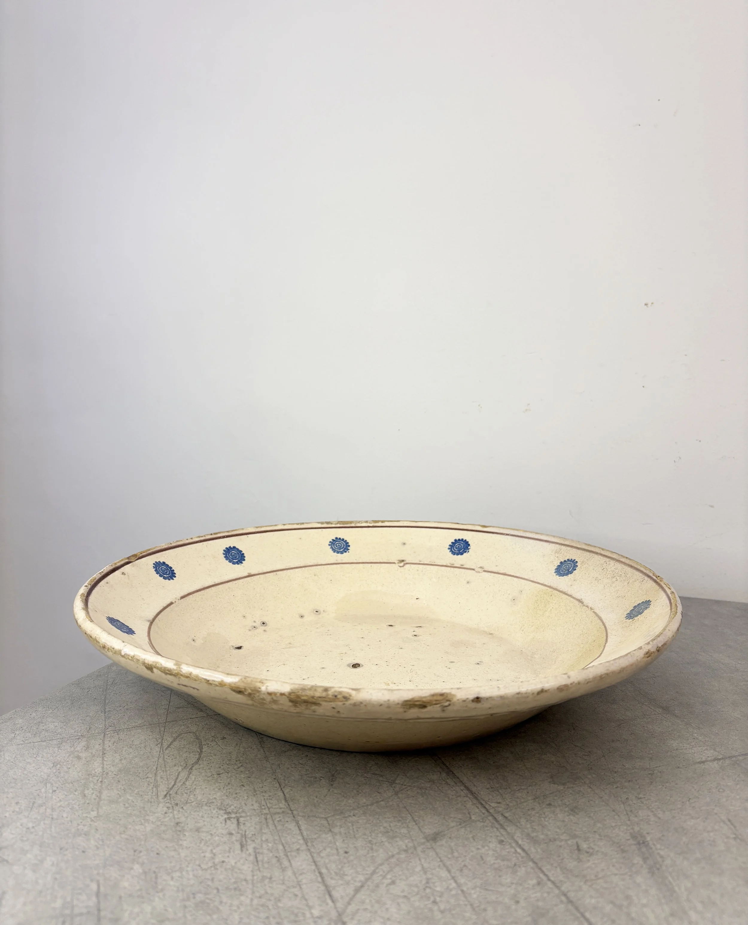 large antique rustic plate Puglia