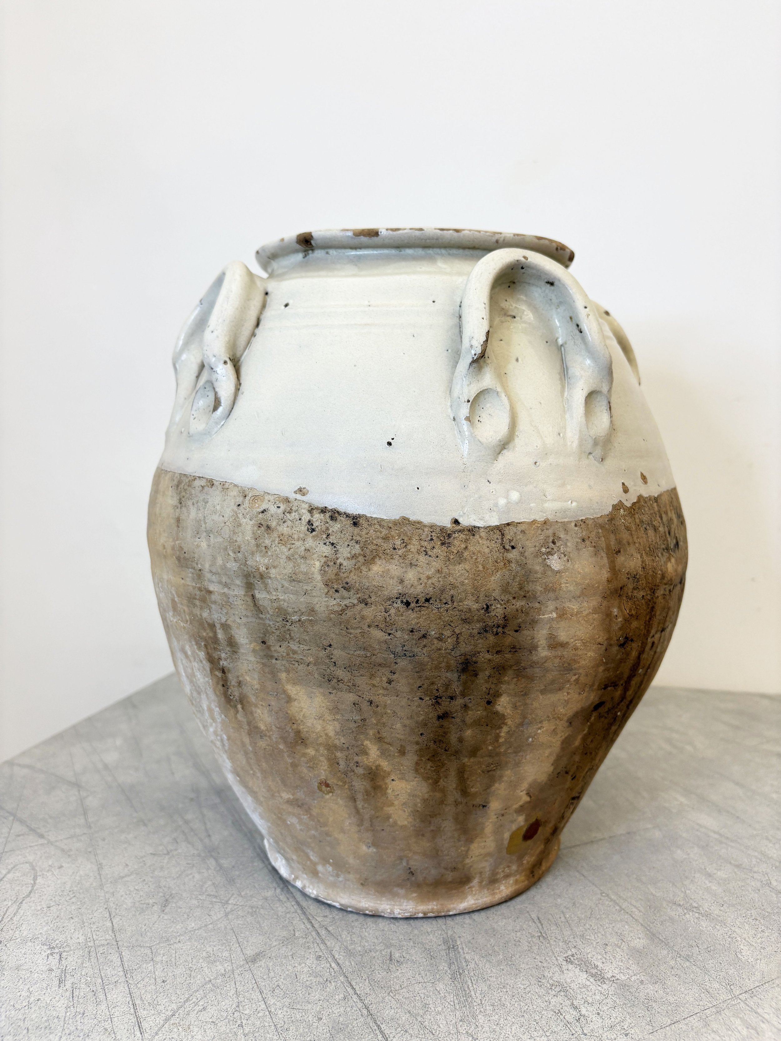 large rustic southern Italian pot