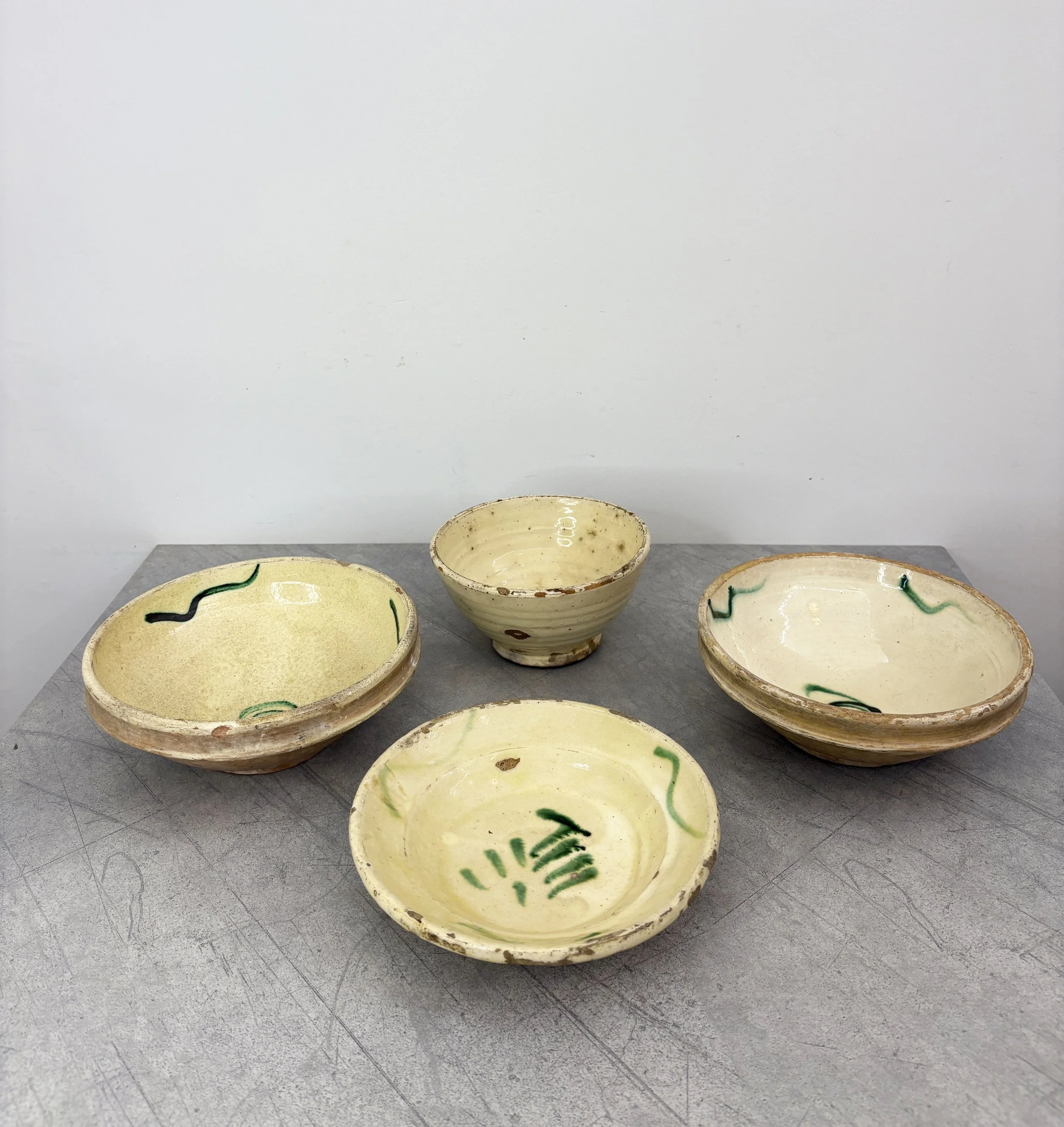 antique ceramic farmhouse tableware