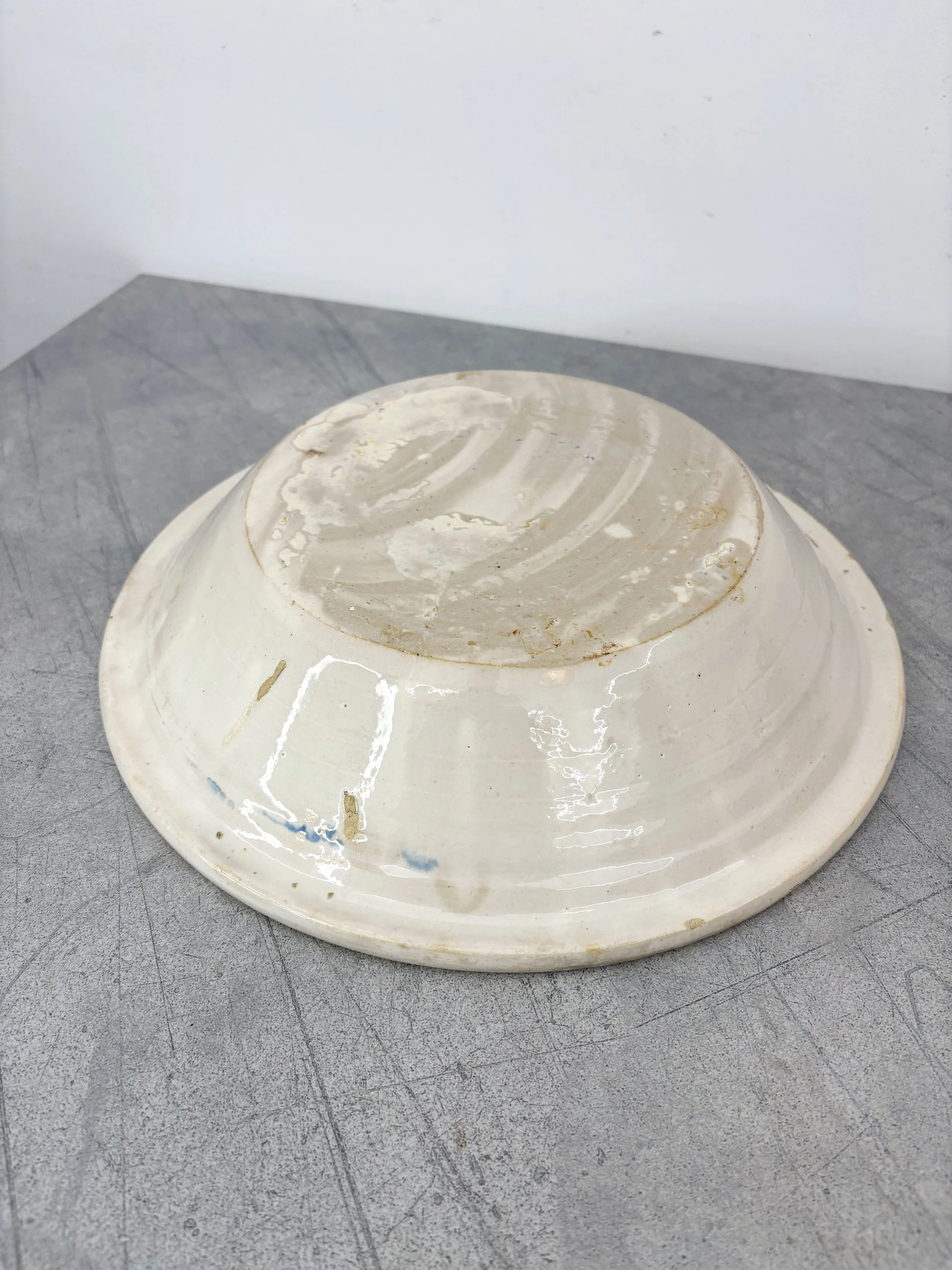 large white farmhouse bowl