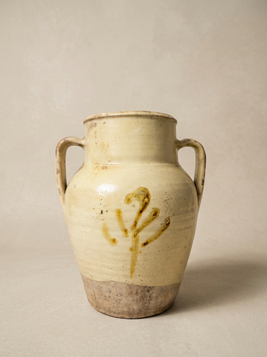antique tree of life vase with handles