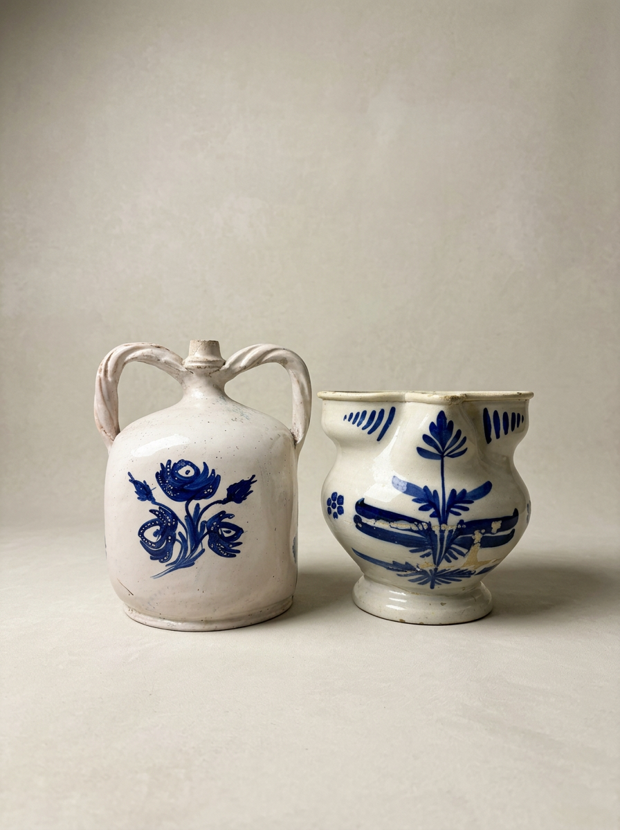 antique Italian farmhouse pottery