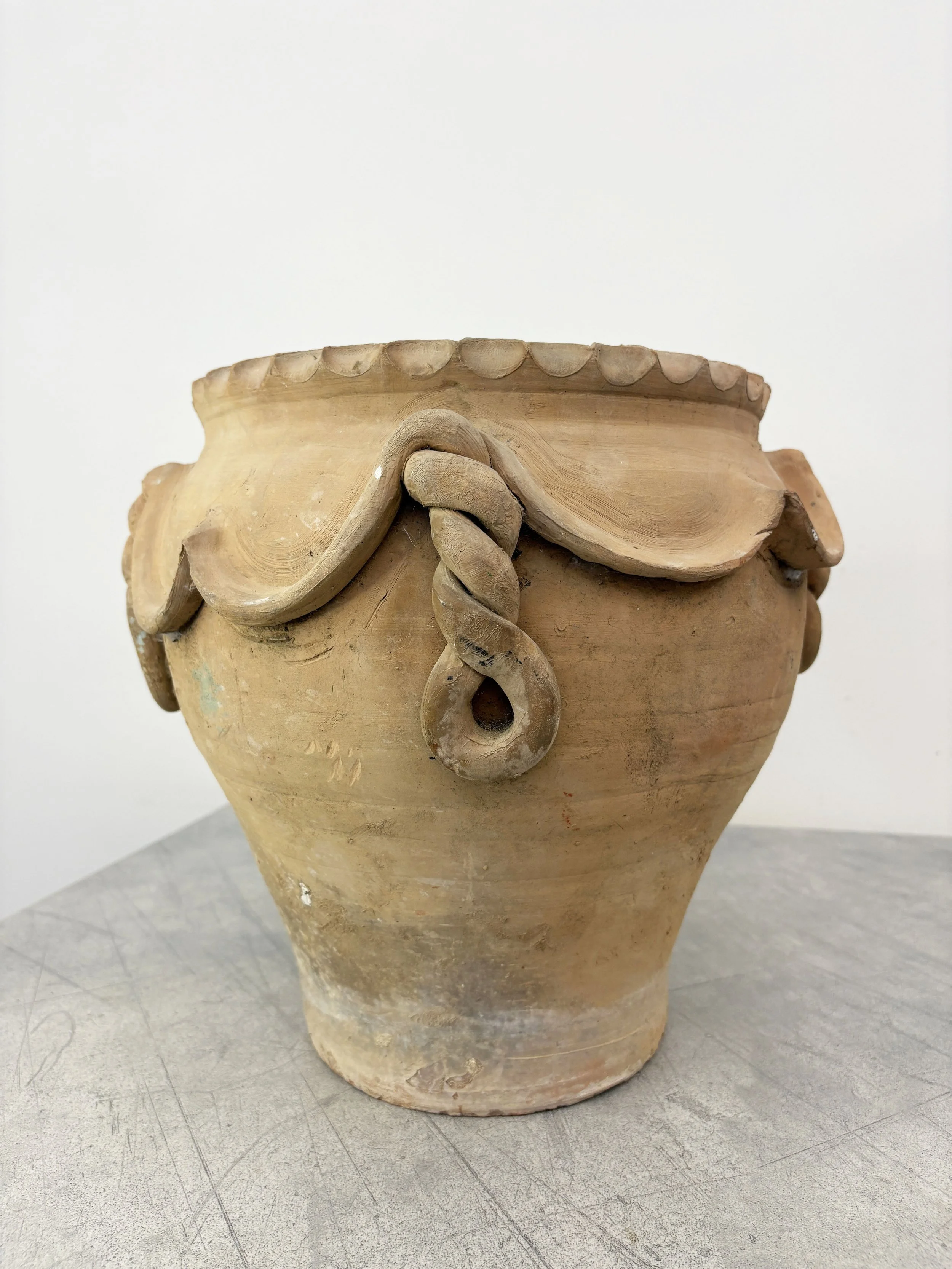 vintage ceramic plant pot southern Italy