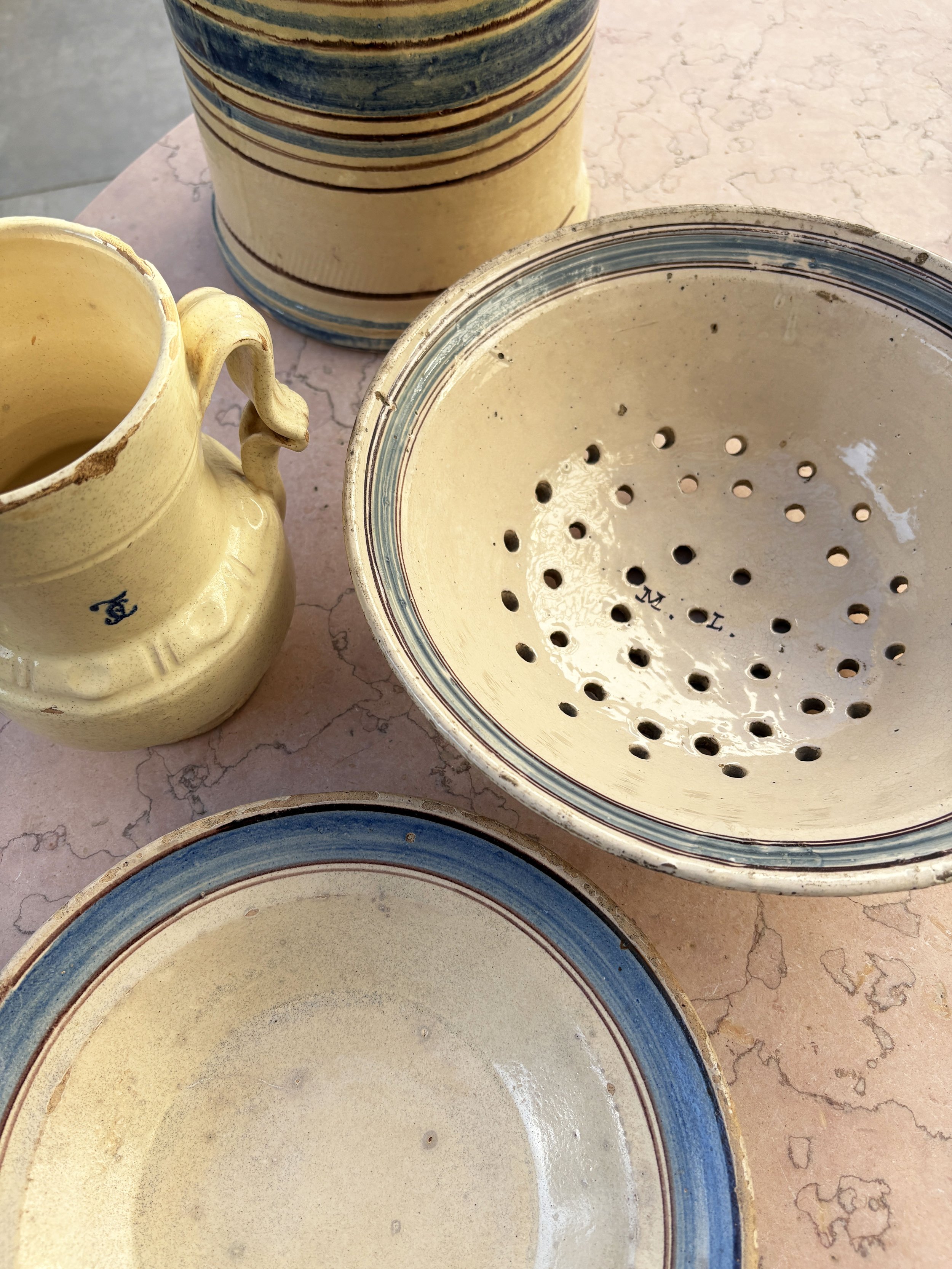 antique Pugliese farmhouse pottery