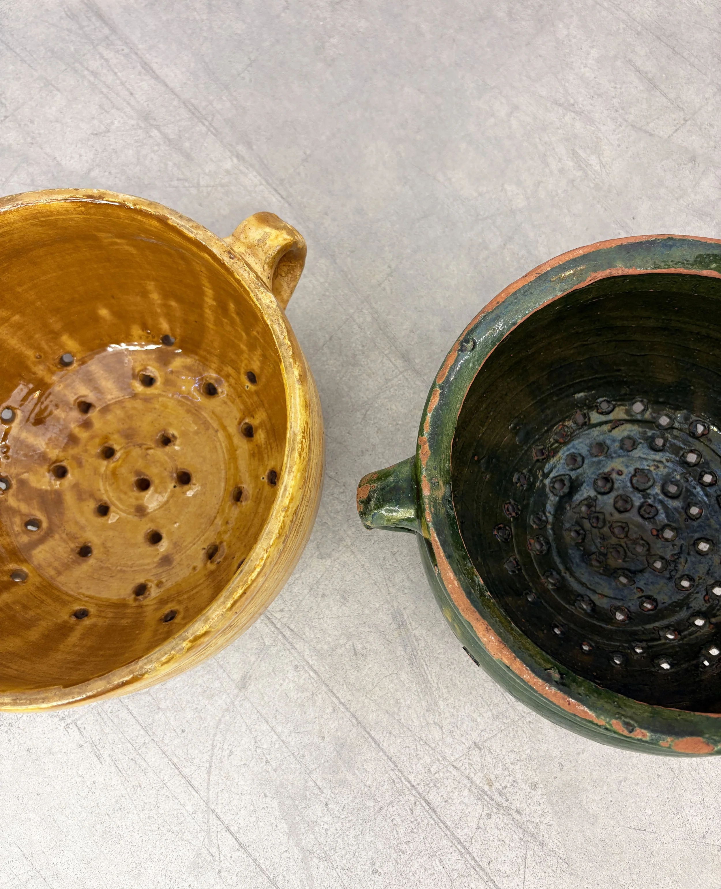 vintage farmhouse colanders