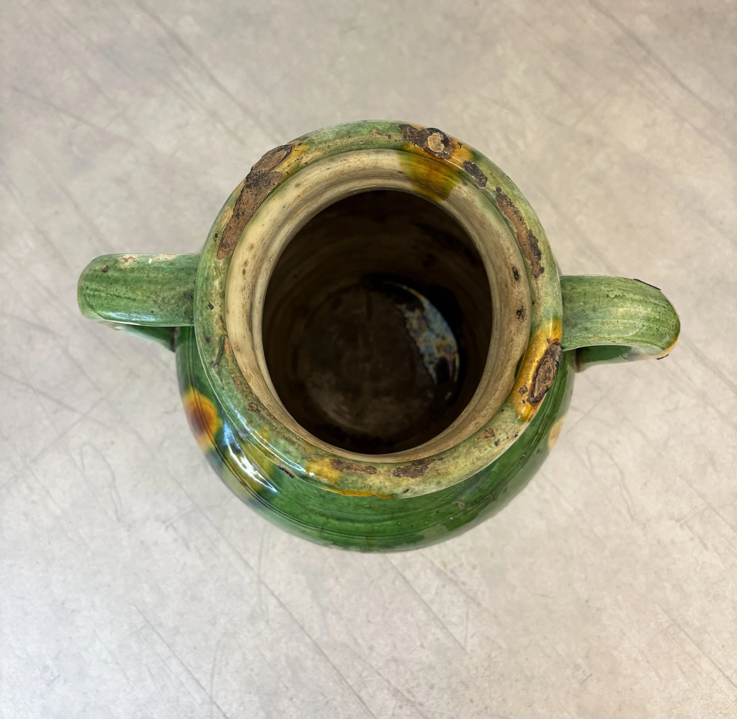 antique ceramic vase with handles Puglia