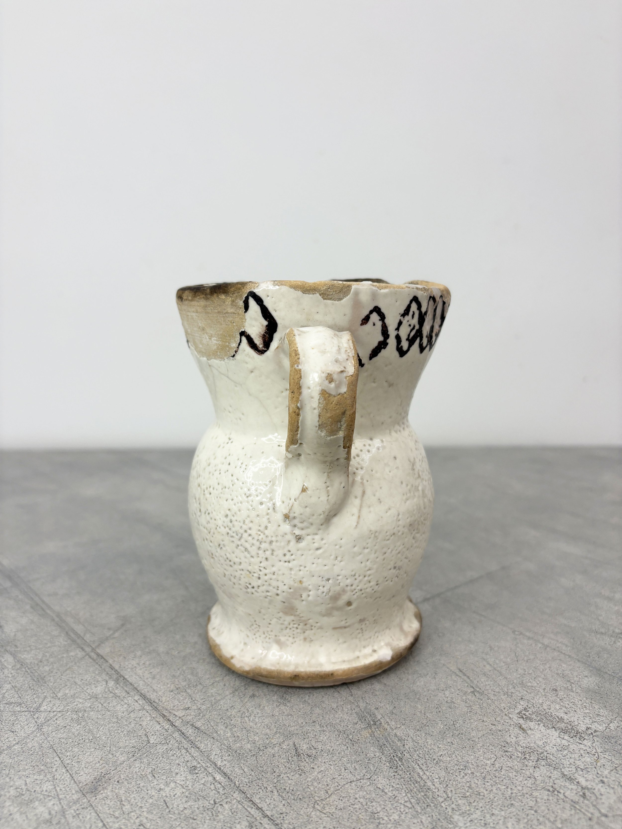 rustic Italian ceramic jug