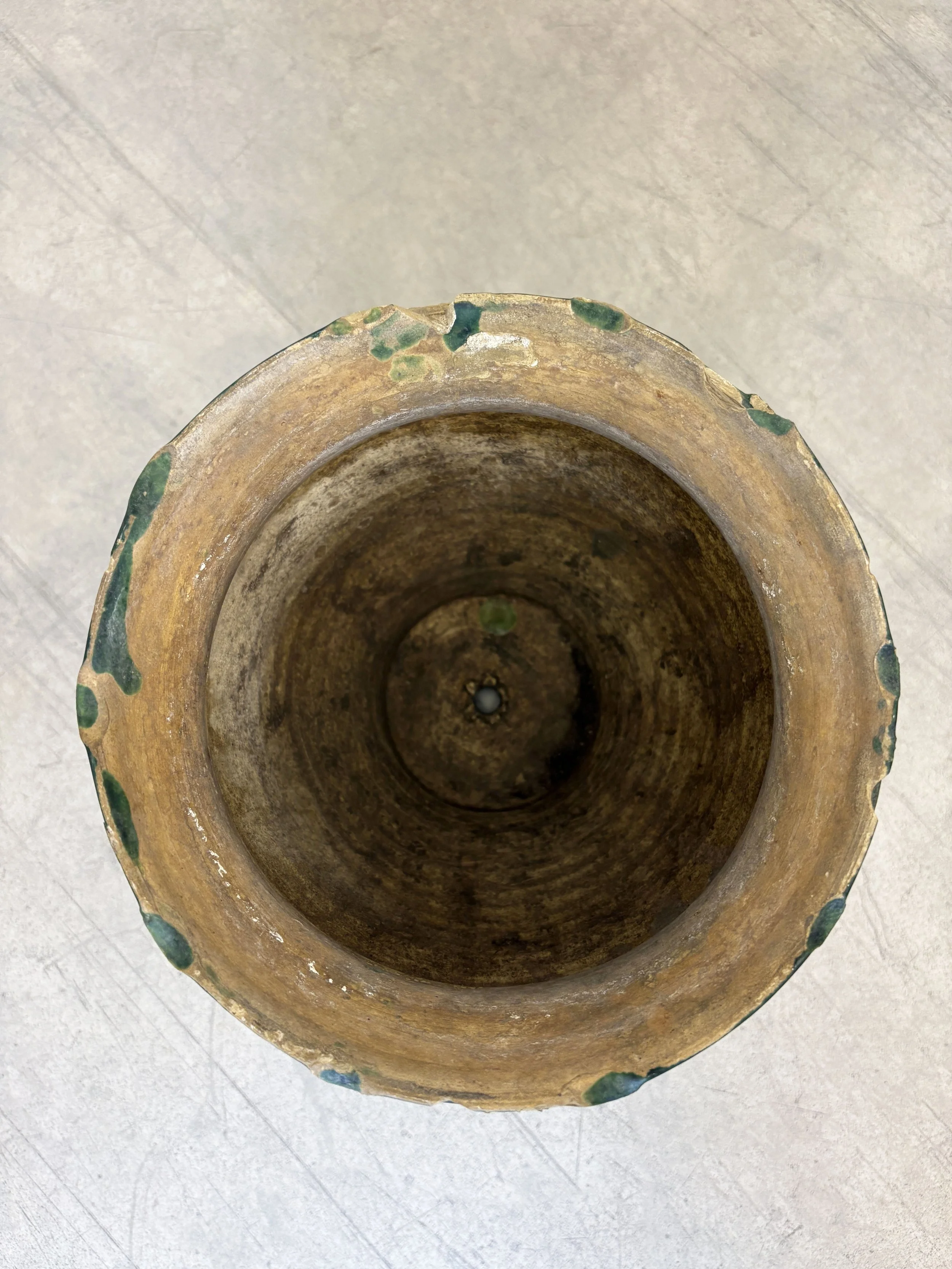 rustic ceramic plant pot
