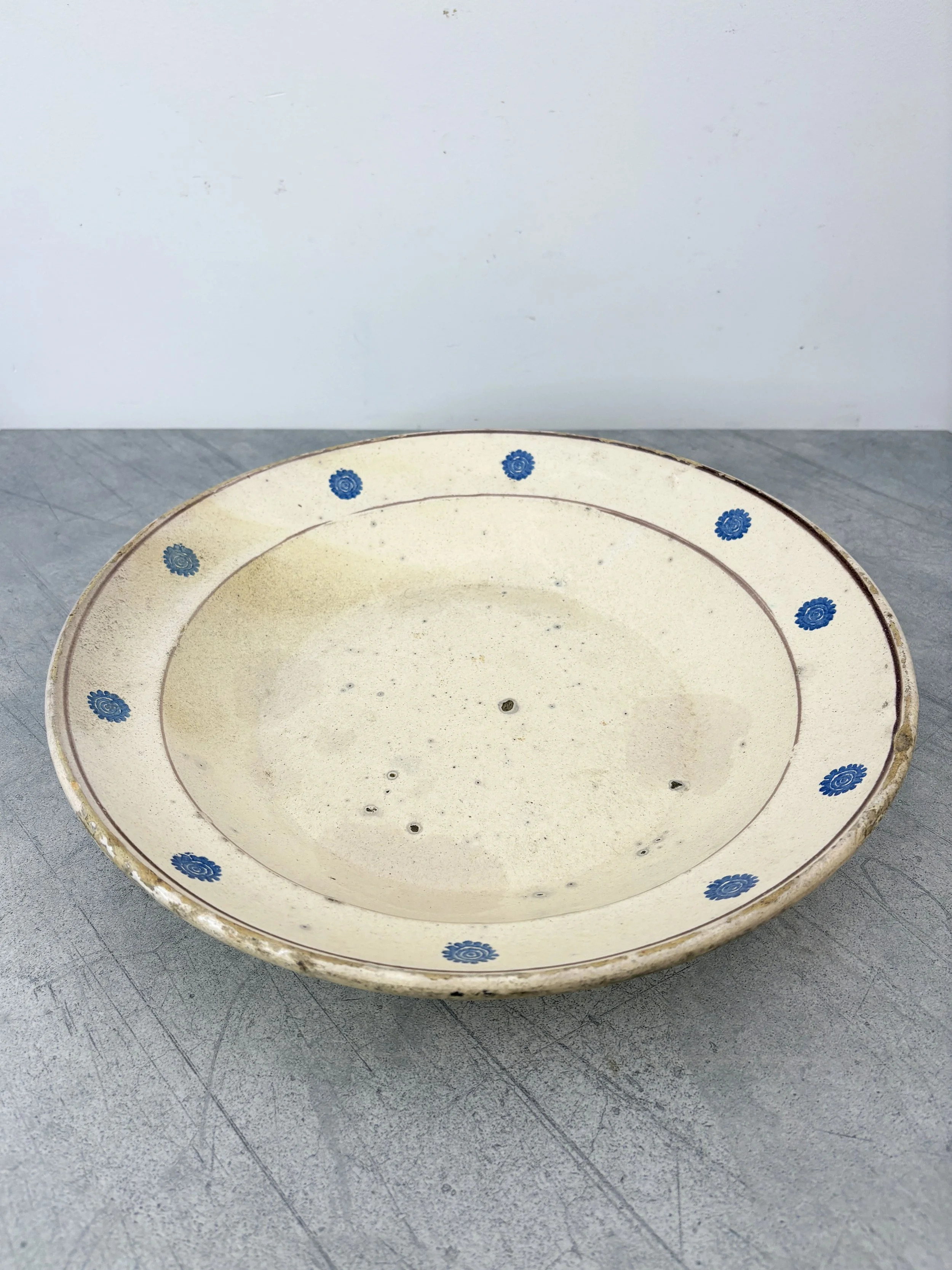 antique hand painted plate Puglia