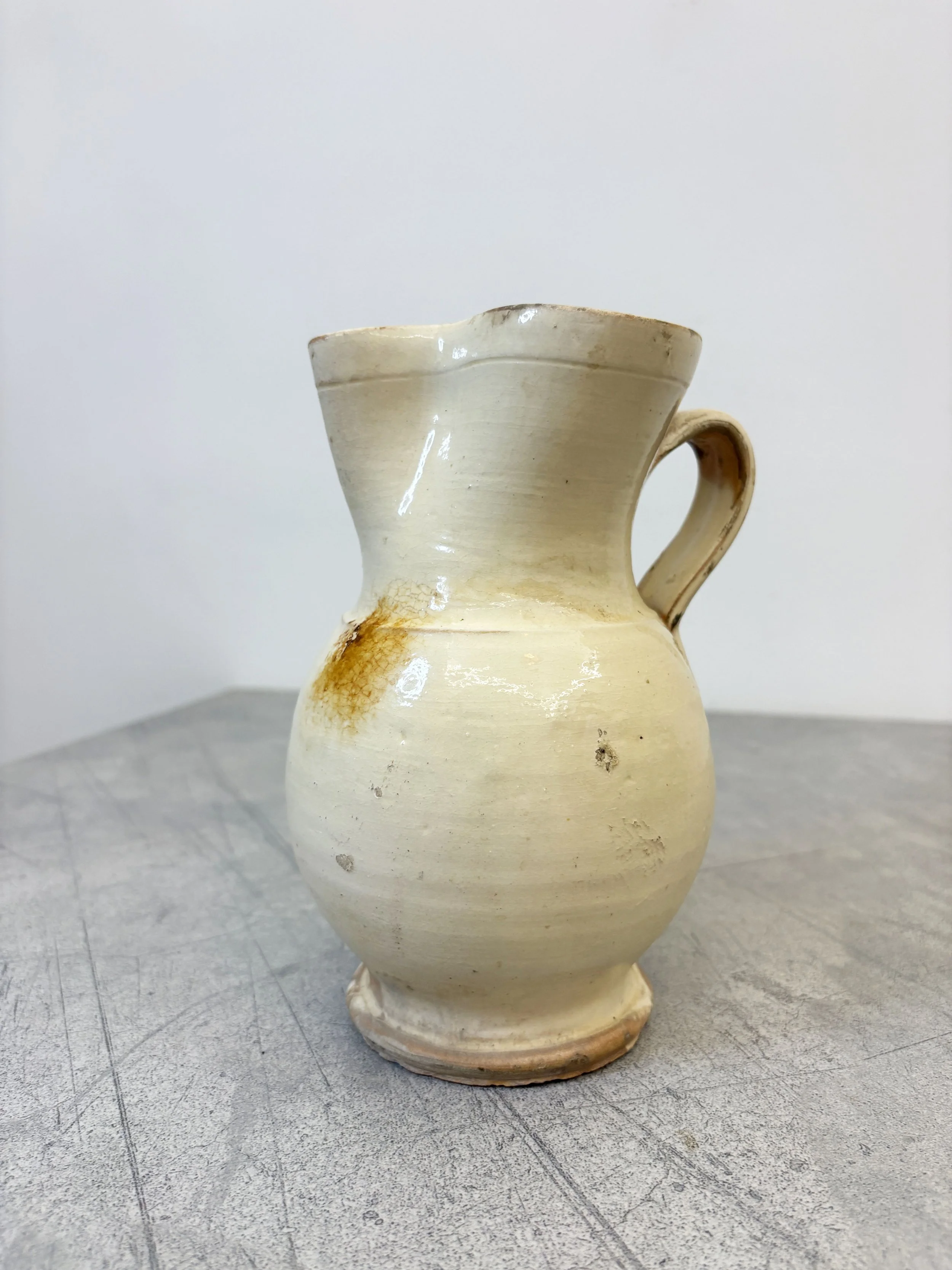 antique Italian farmhouse pitcher