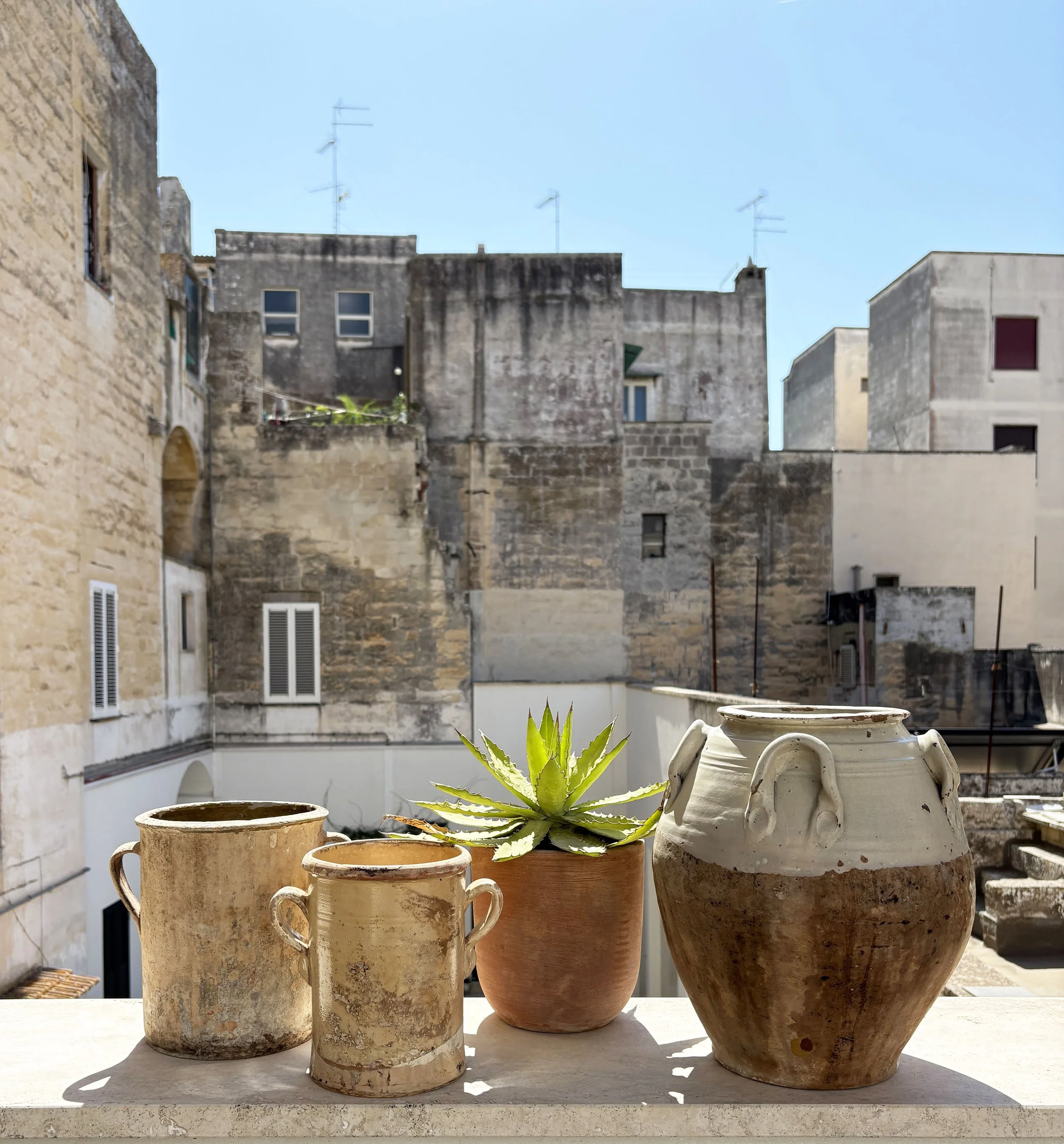 antique farmhouse pottery Puglia.