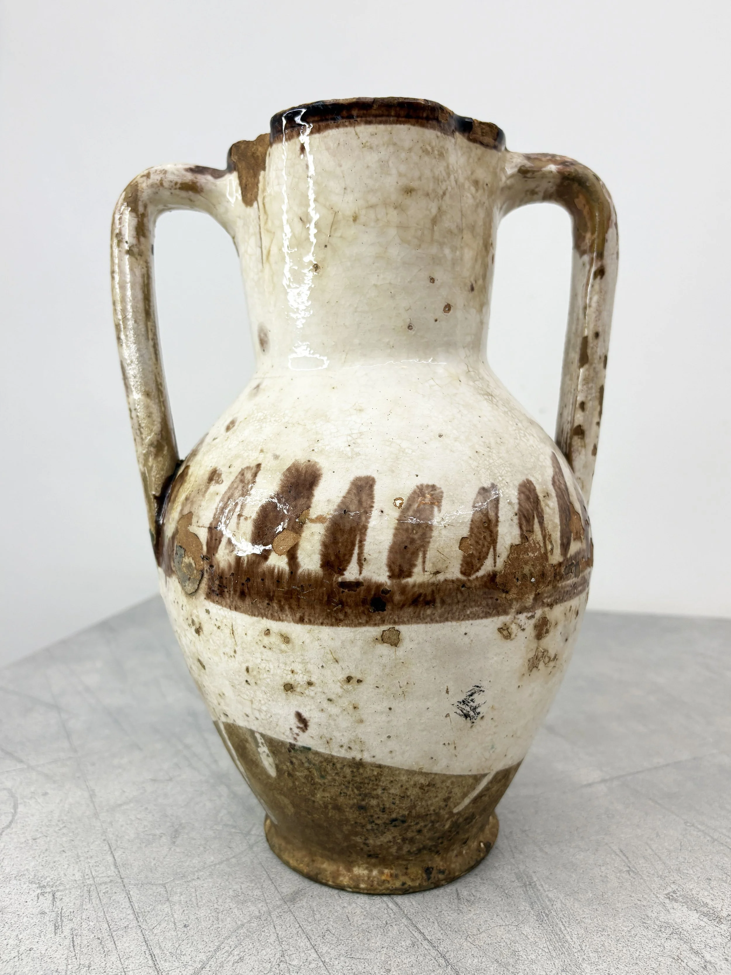 antique southern Italian ceramic vase