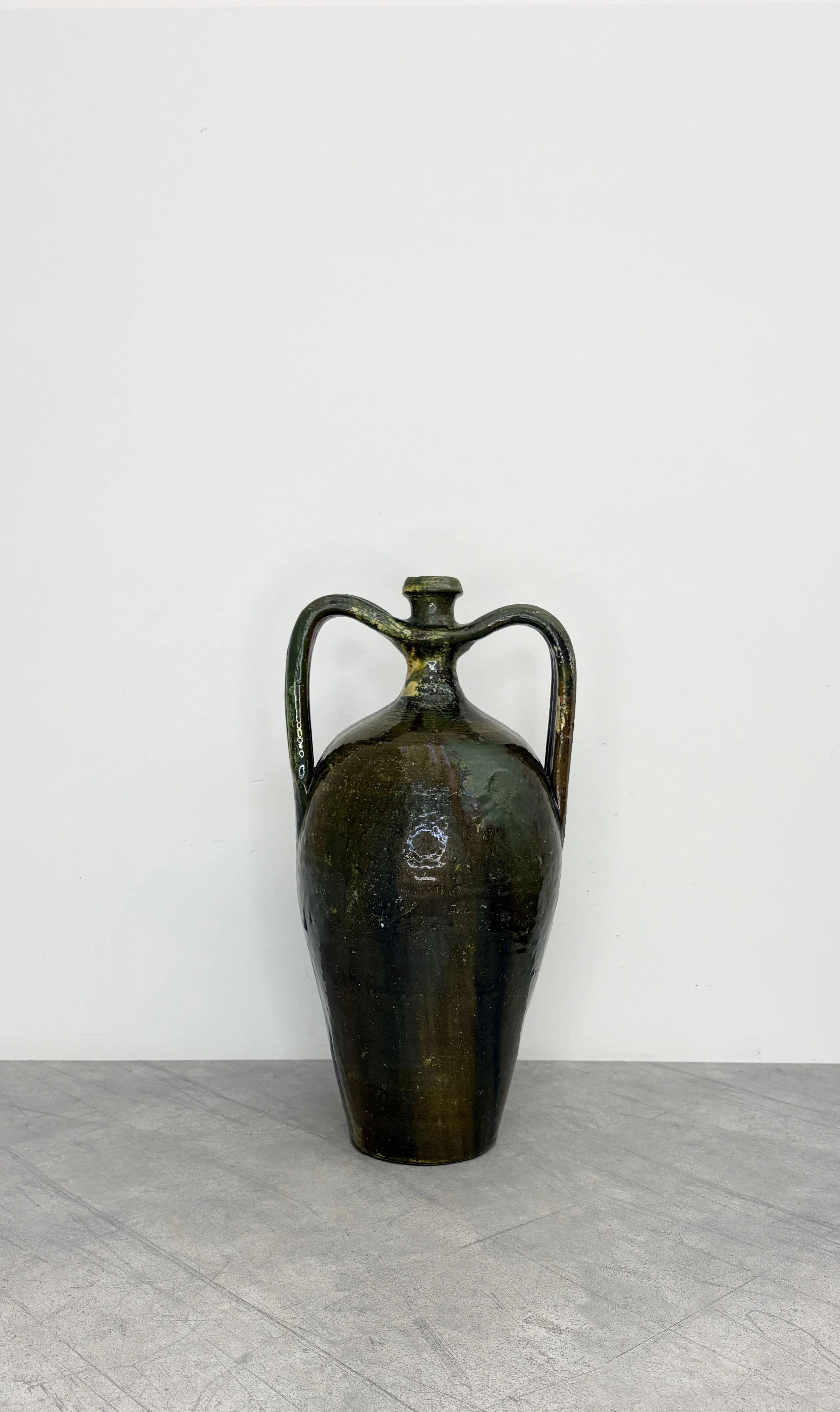Antique Deep Green Amphora