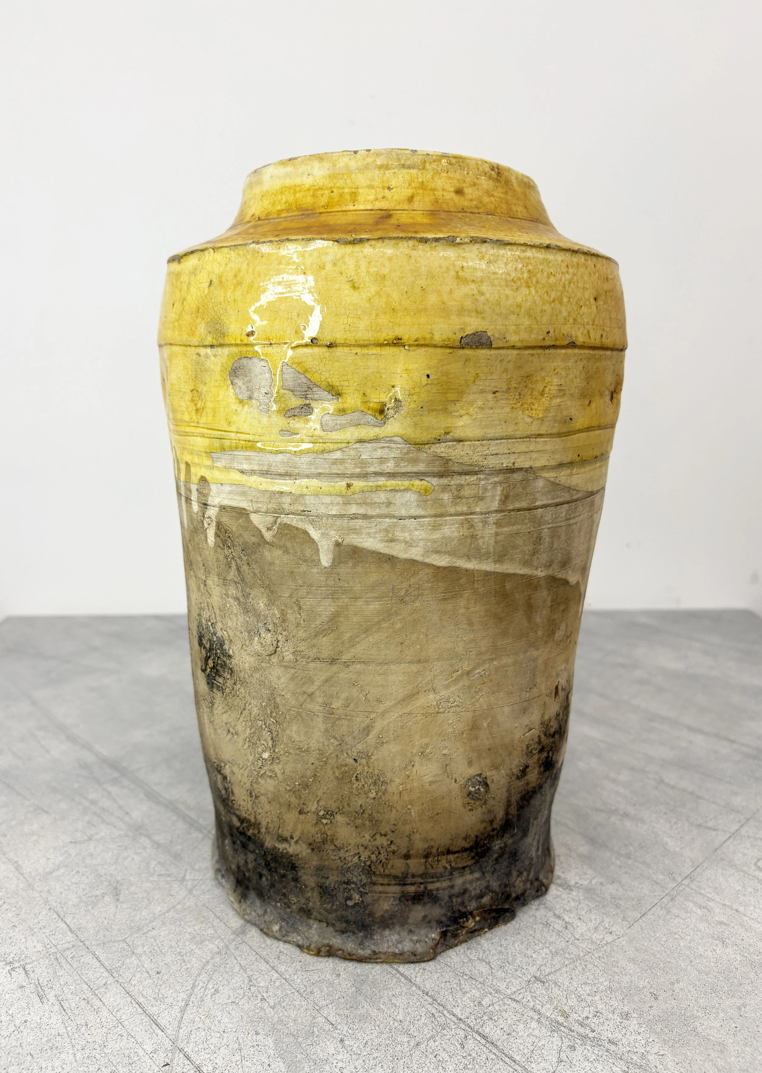 Italian yellow glazed farmhouse pot.jpg
