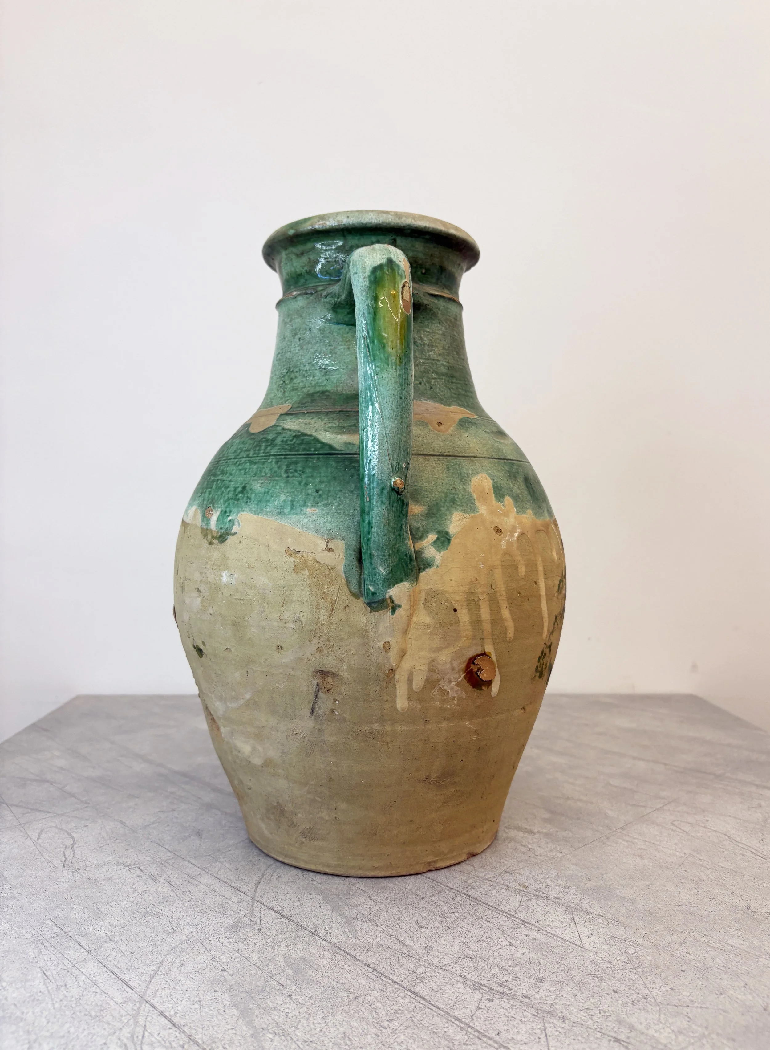antique ceramic farmhouse pot Puglia