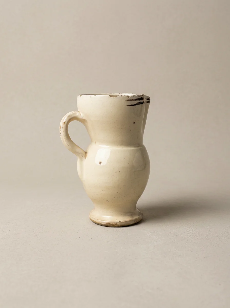 vintage Italian rustic farmhouse pitcher