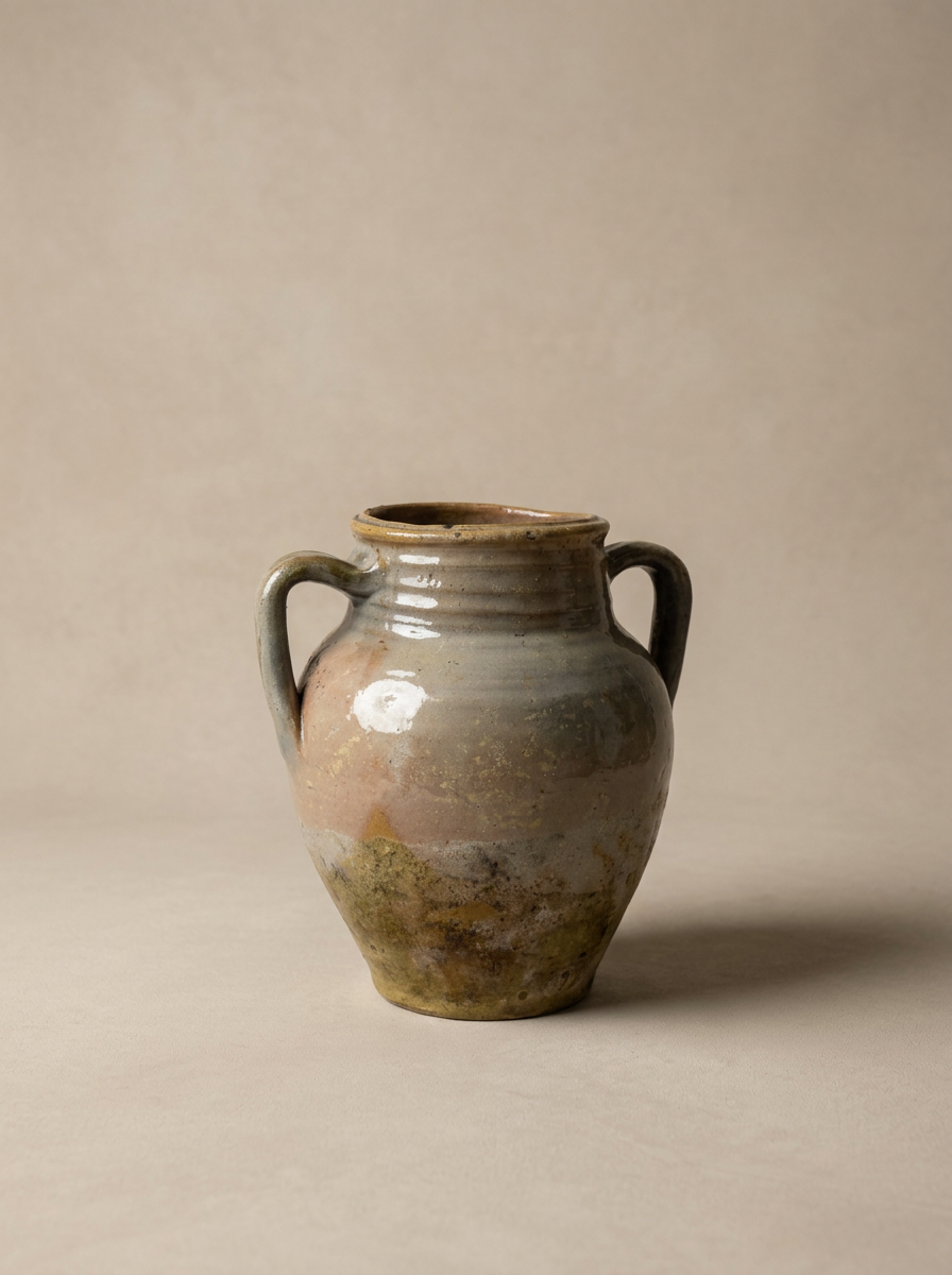 vintage farmhouse confit pot Puglia