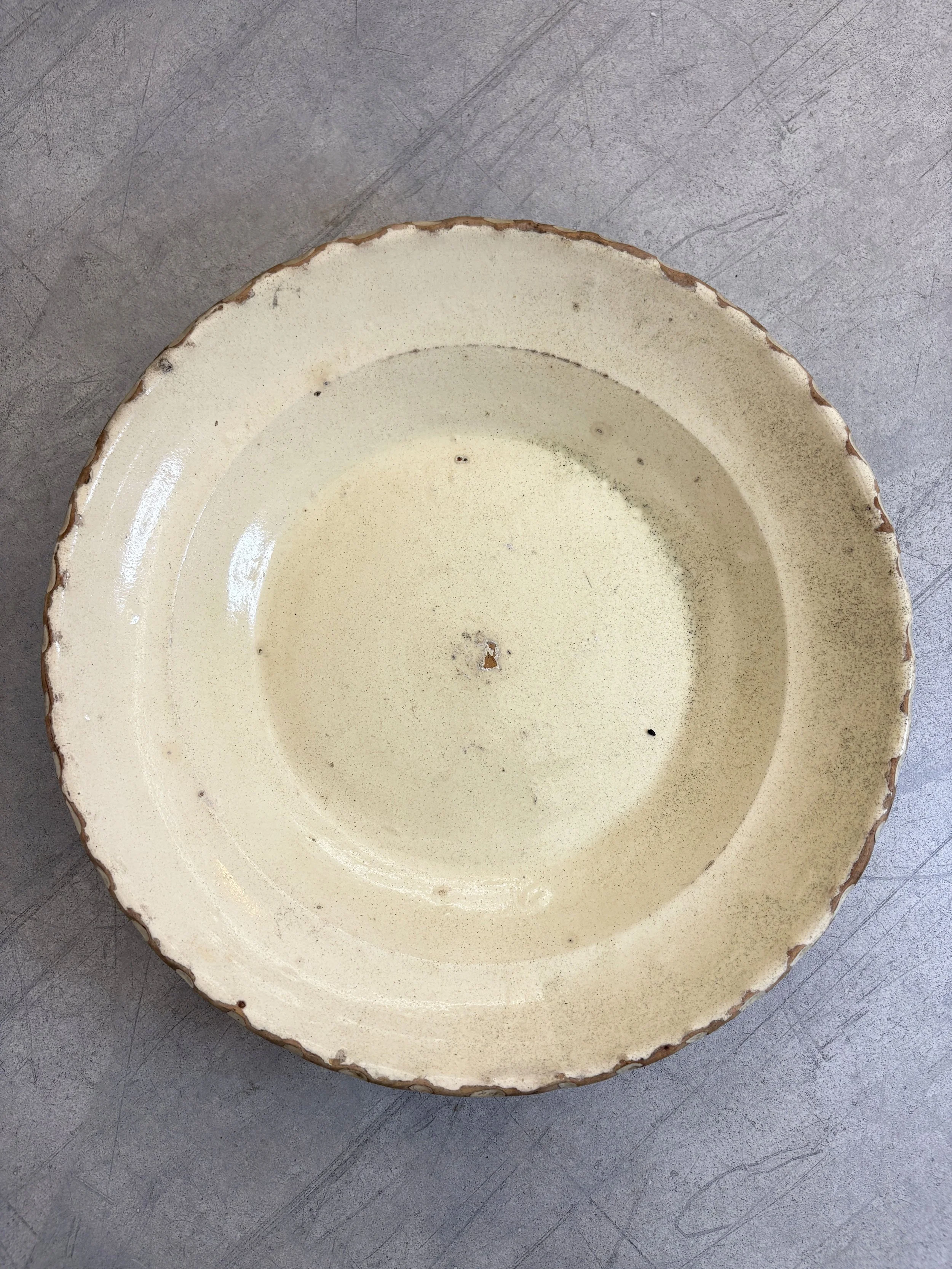 large Italian farmhouse plate