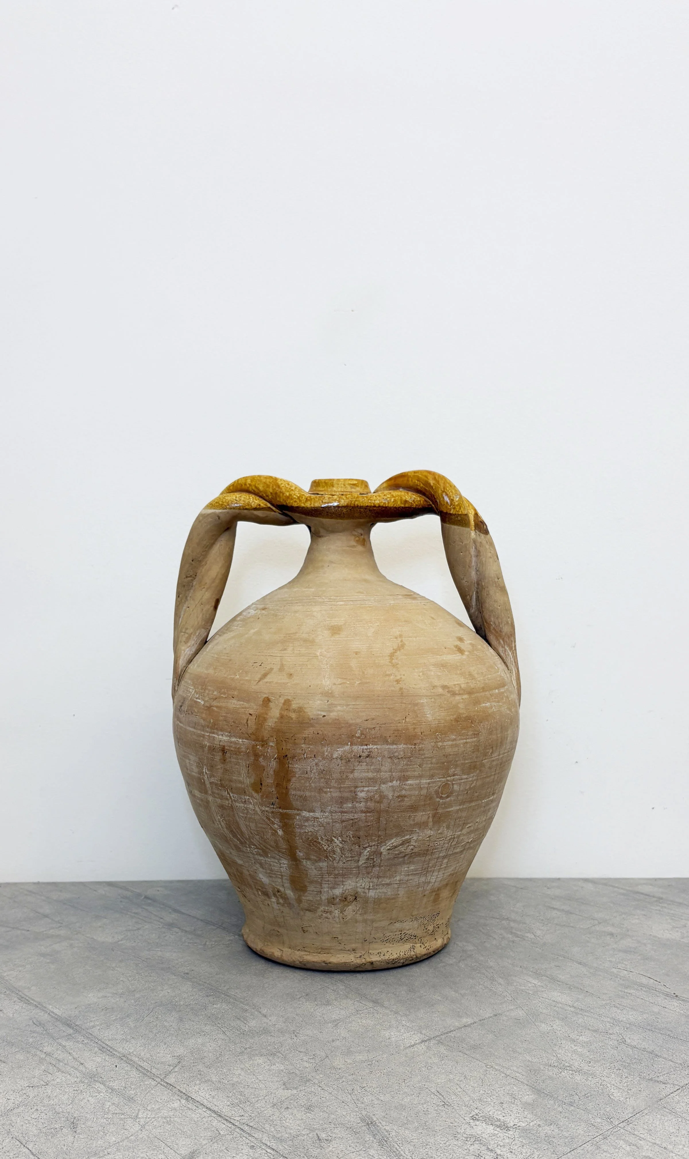VINTAGE ITALIAN TERRACOTTA AMPHORA