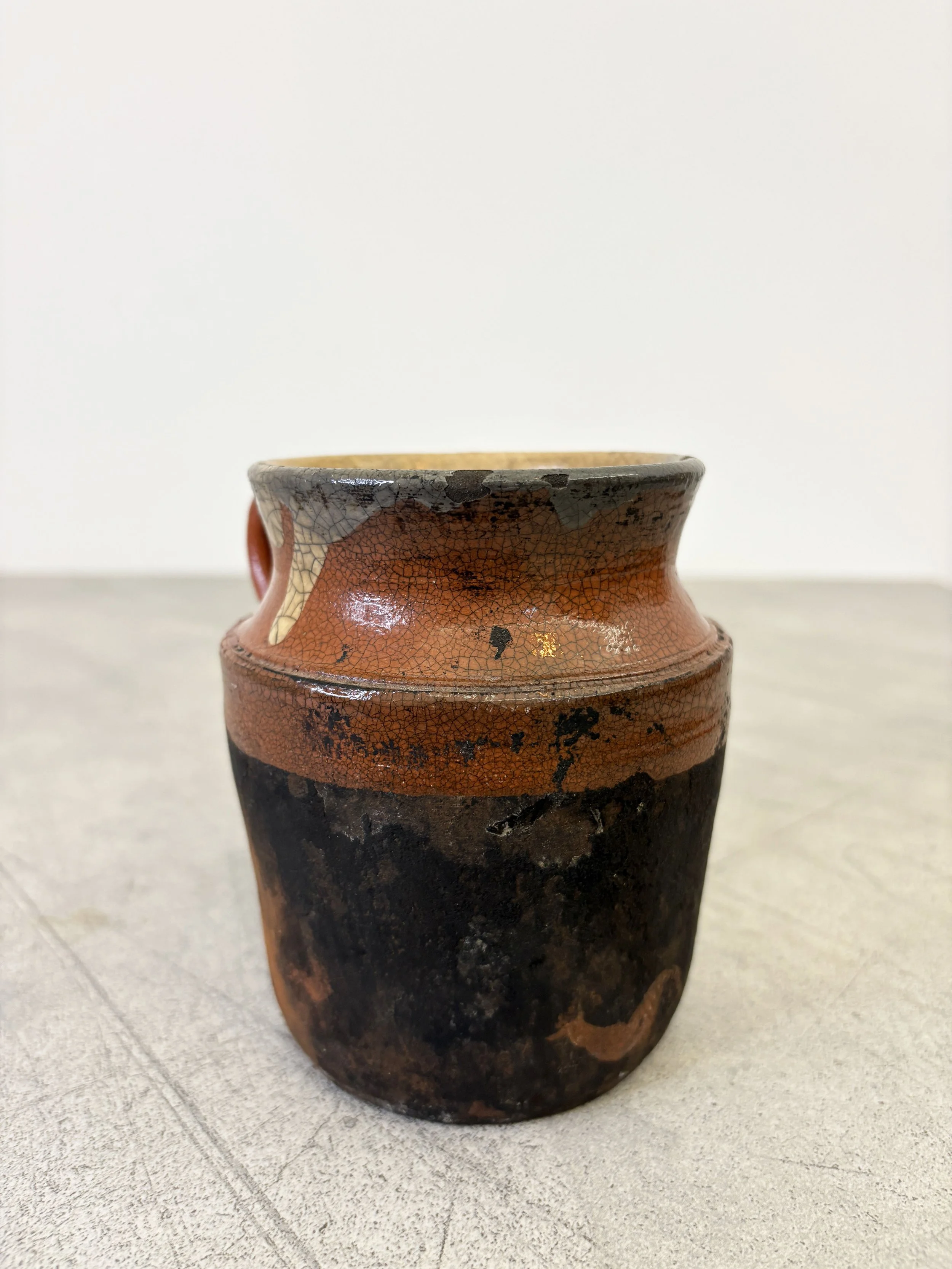 Italian terracotta cooking pot