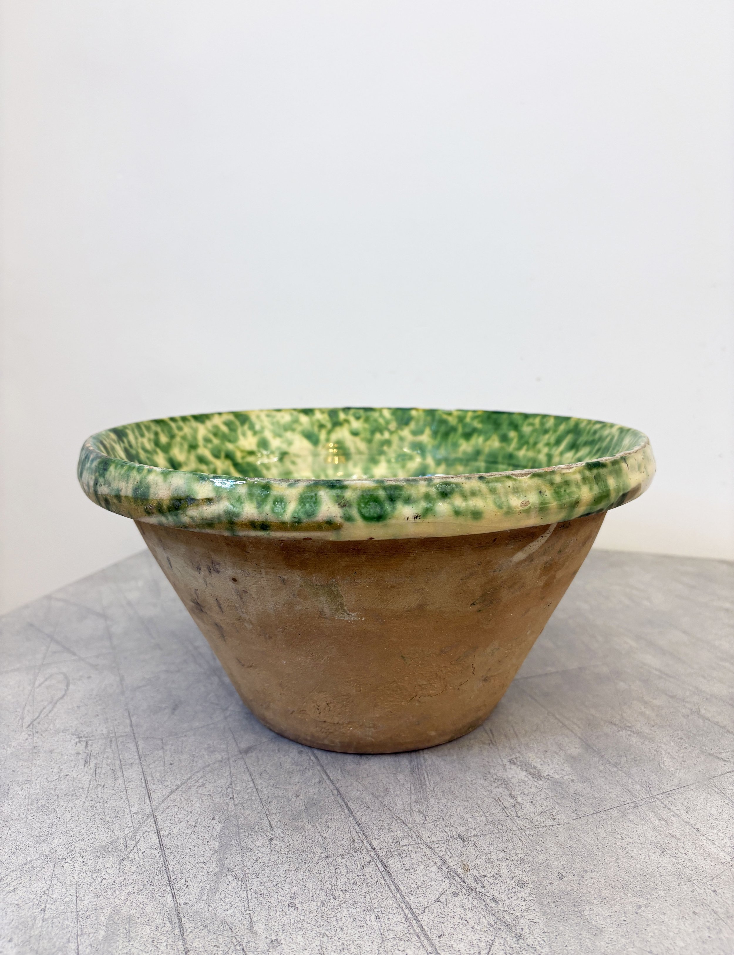 large rustic Italian farmhouse bowl
