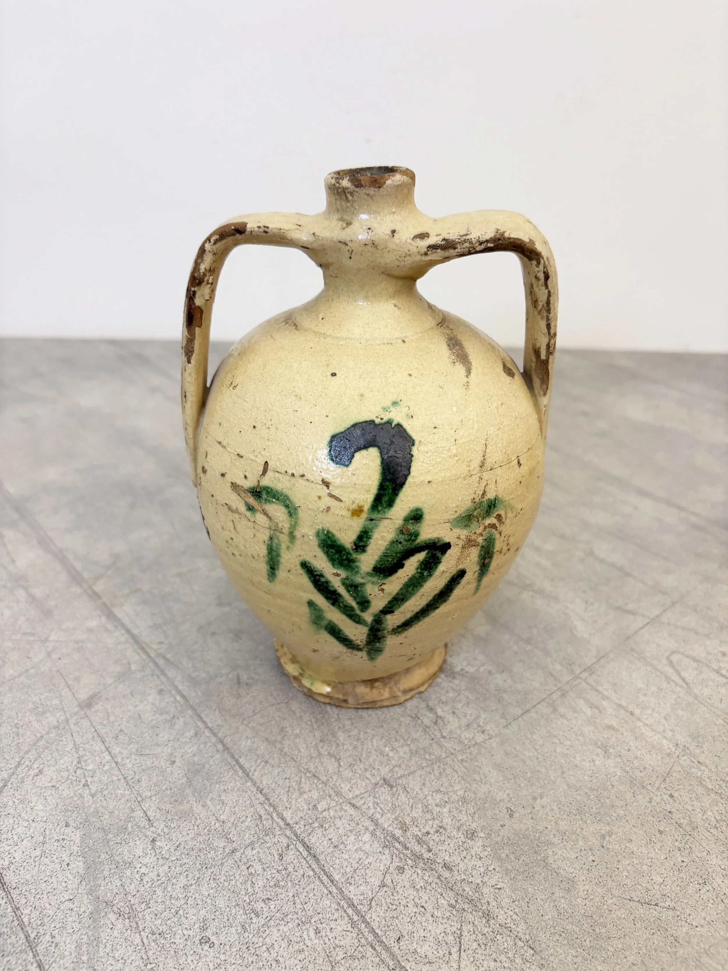 hand painted tree of life ceramic amphora Calabria