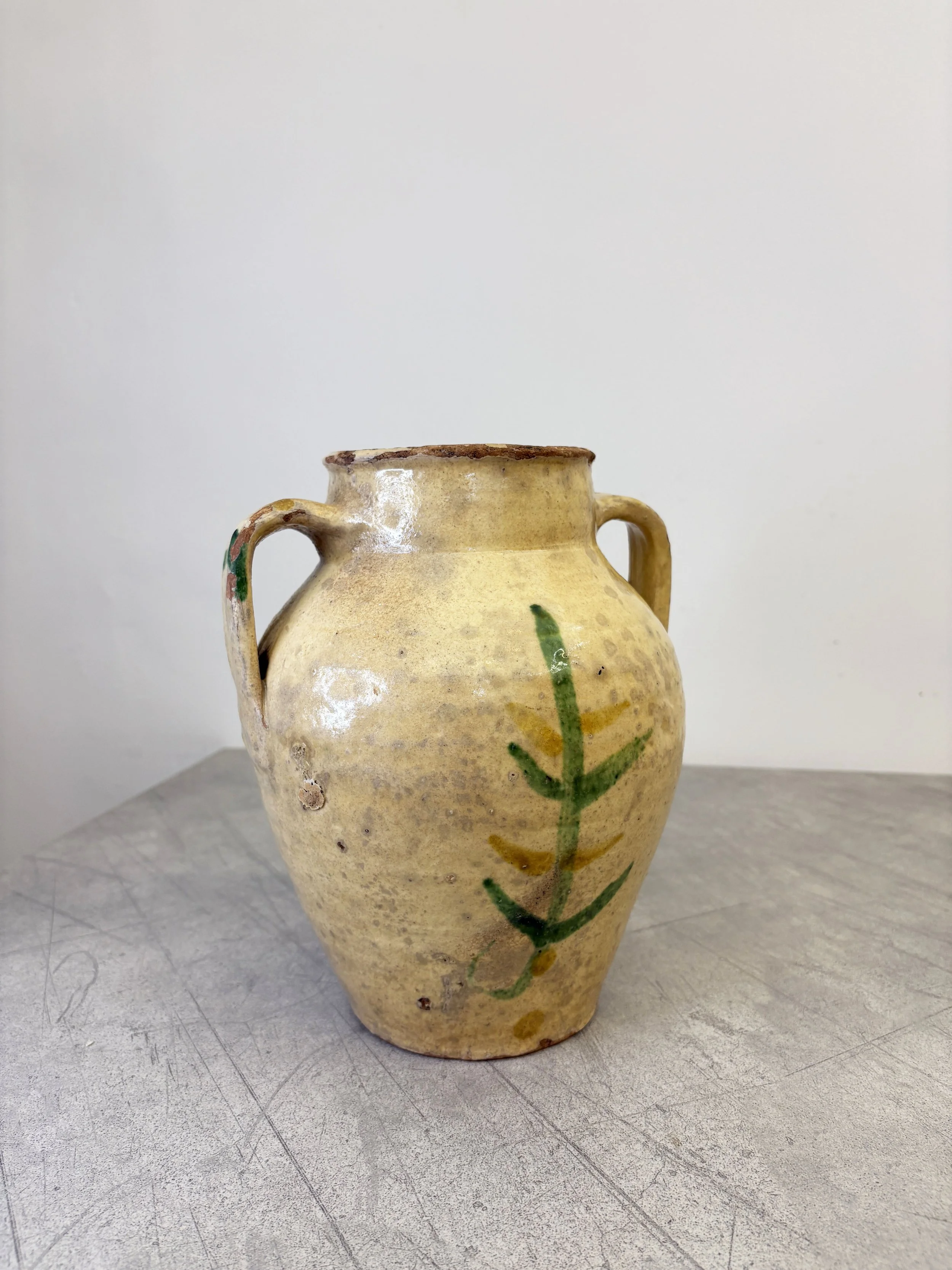 hand painted tree of life pot