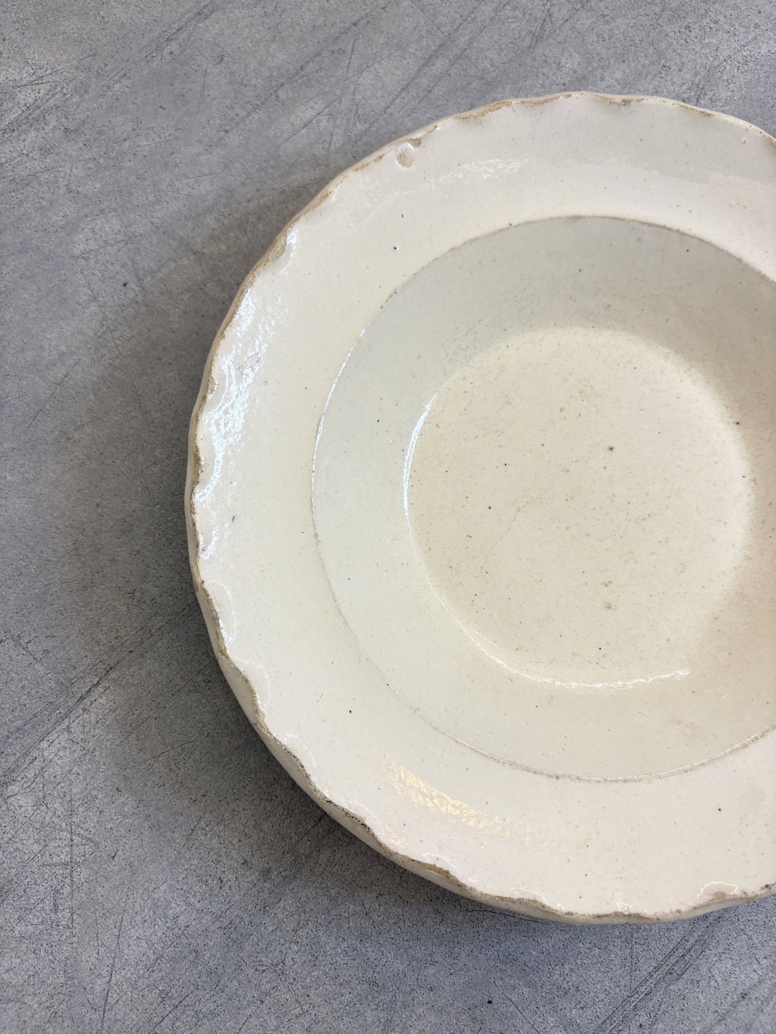 antique farmhouse side plate Puglia