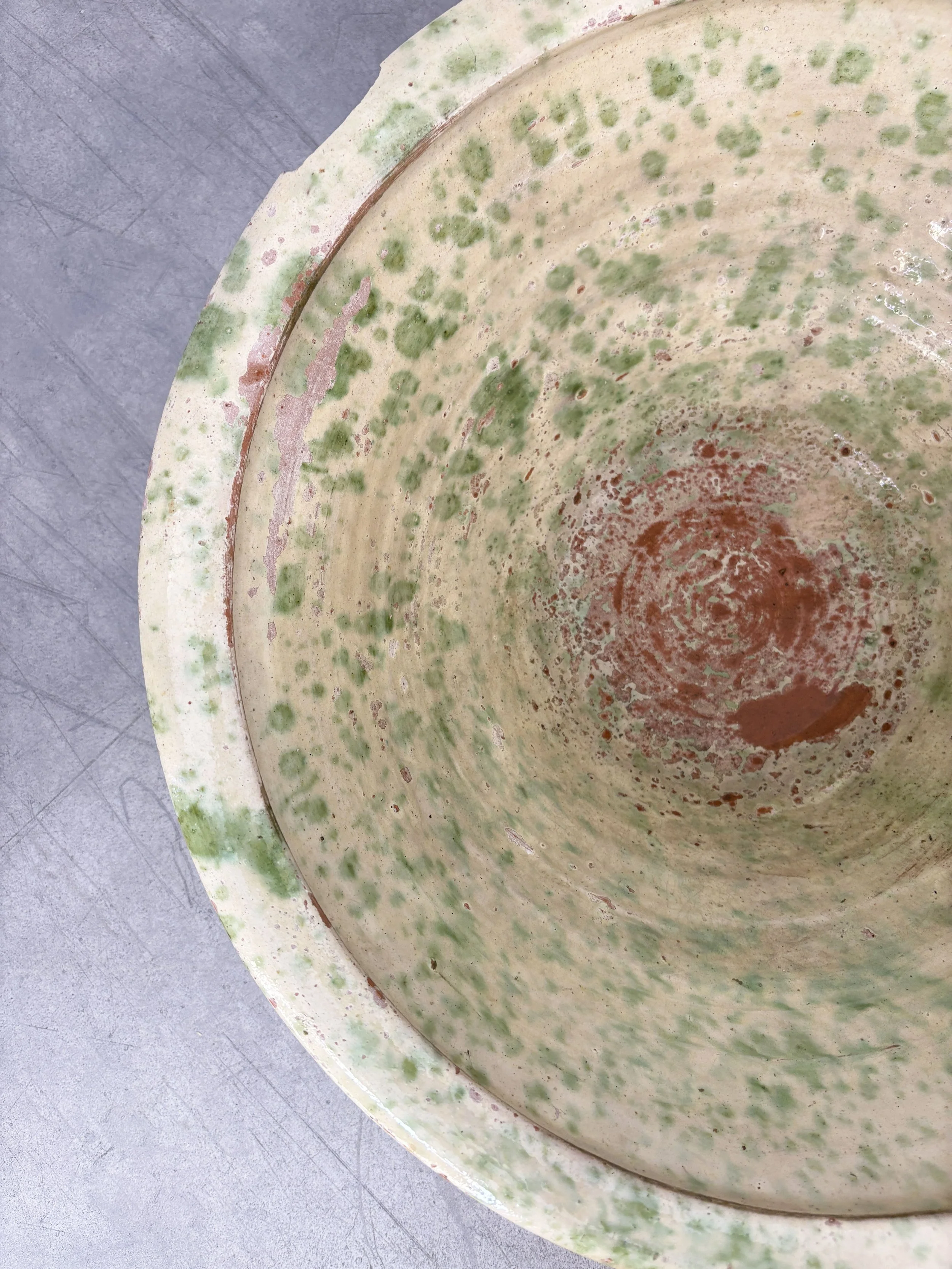 rustic Italian terracotta bowl