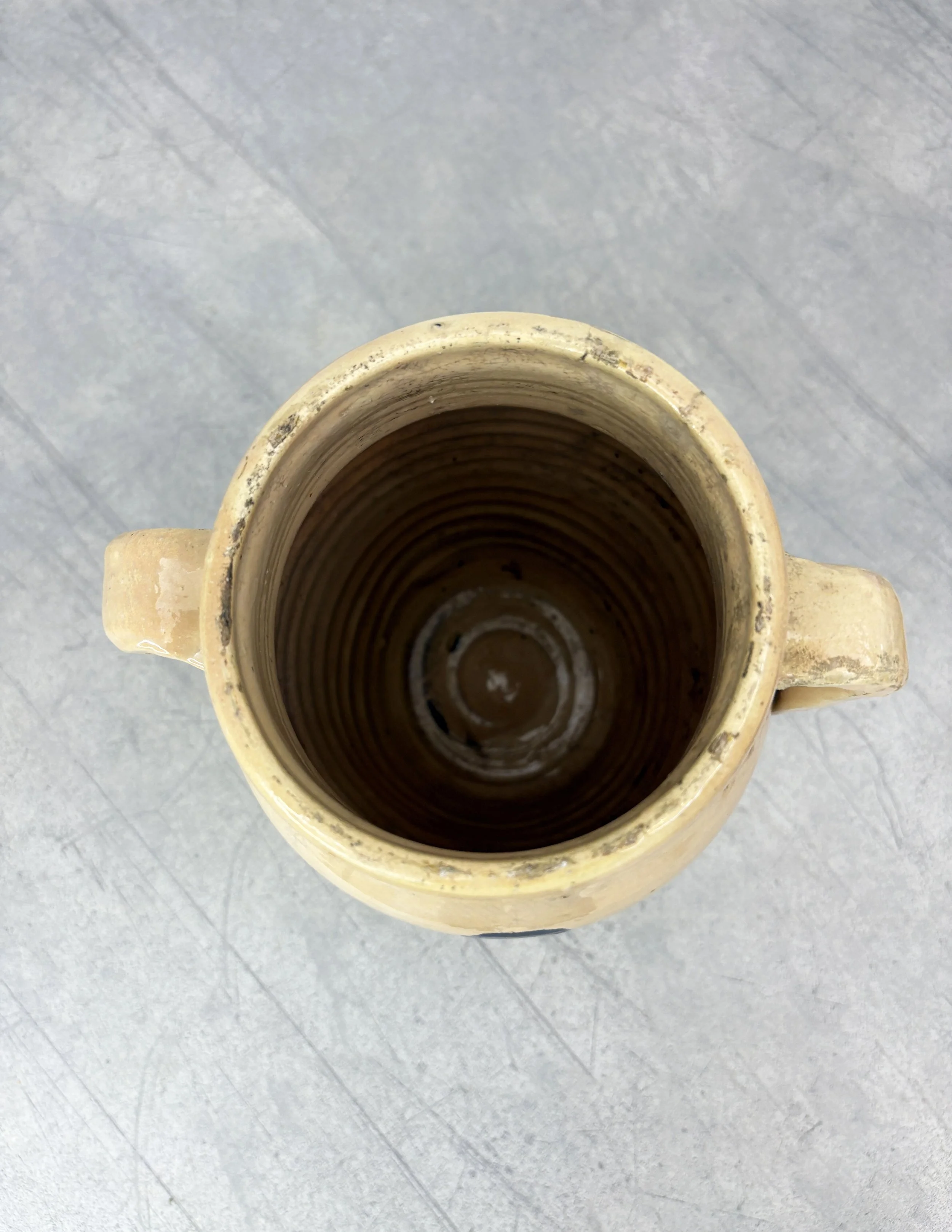 antique Italian confit pot