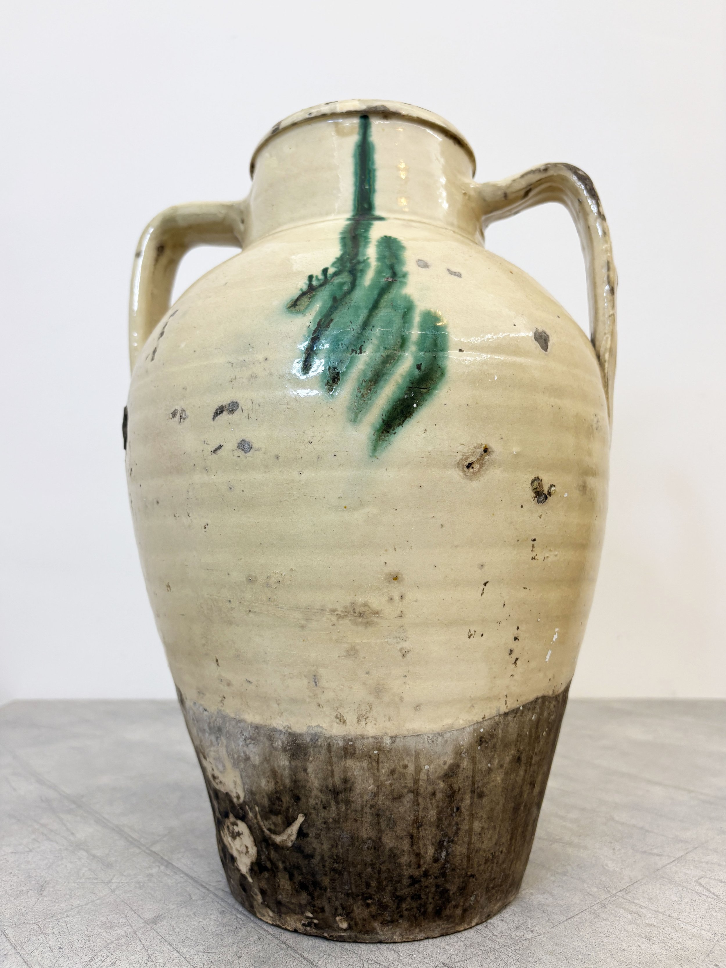 large antique rustic farmhouse vase Italy