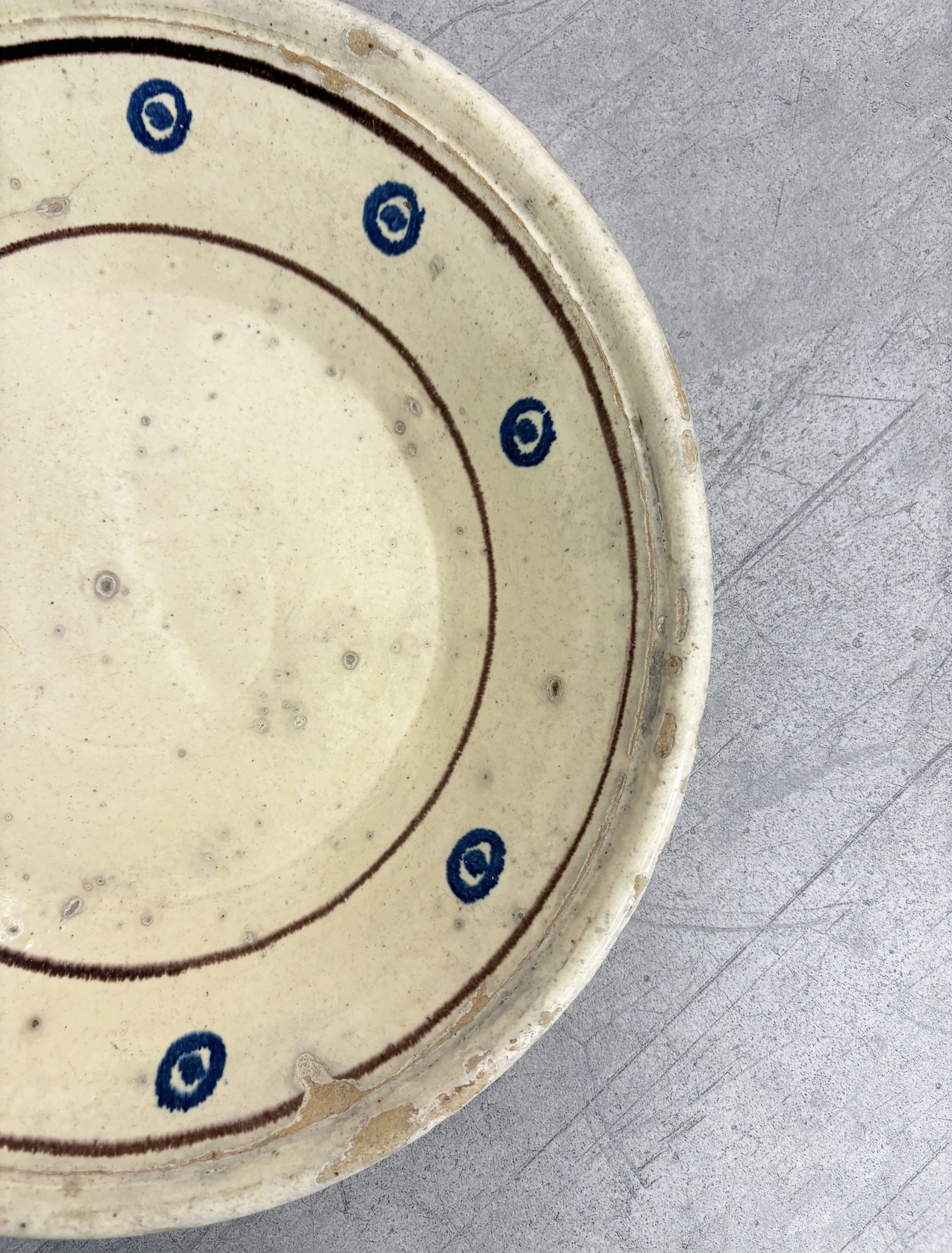 hand painted evil eye plate Puglia