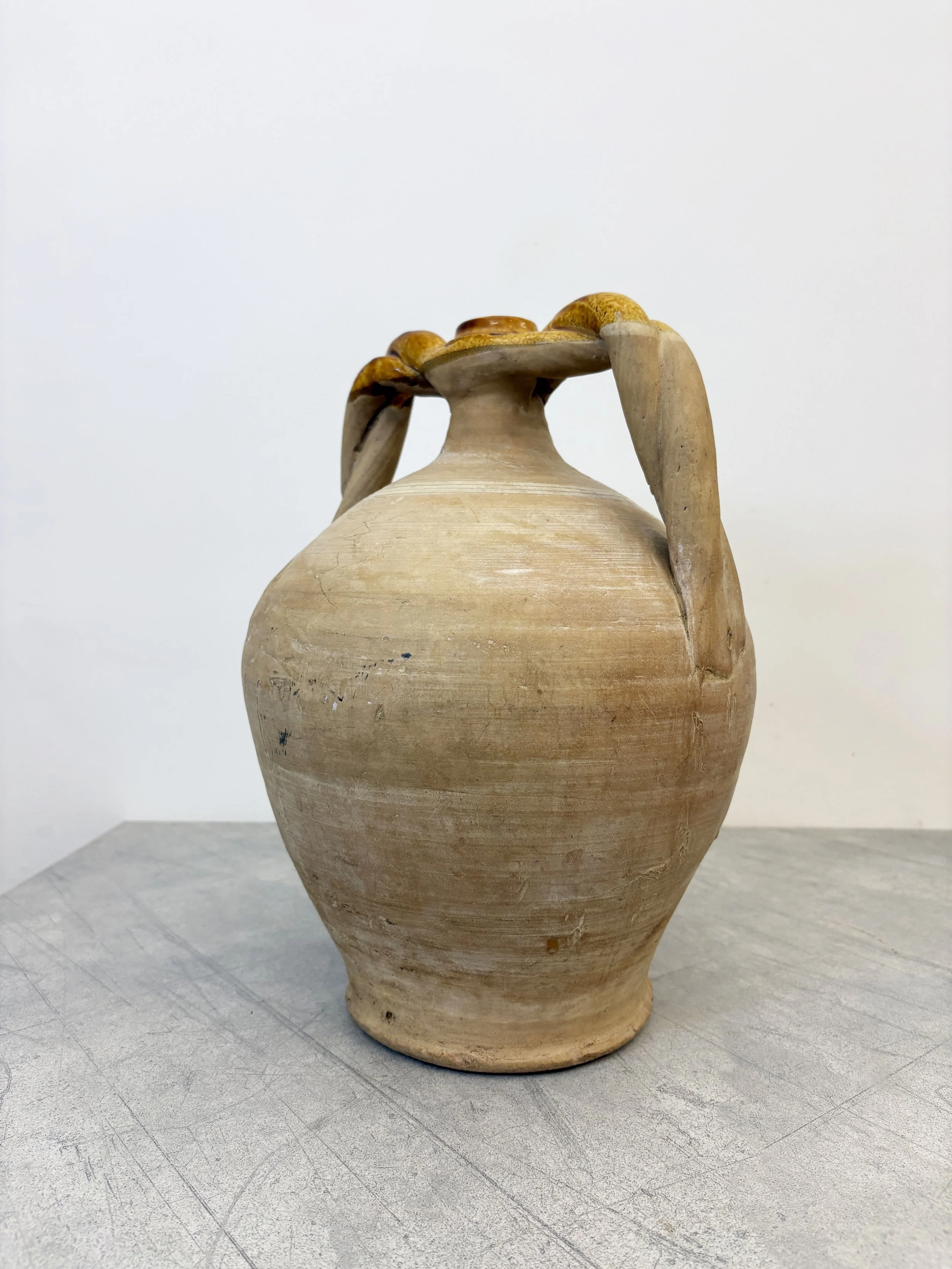 antique Italian ceramic amphora
