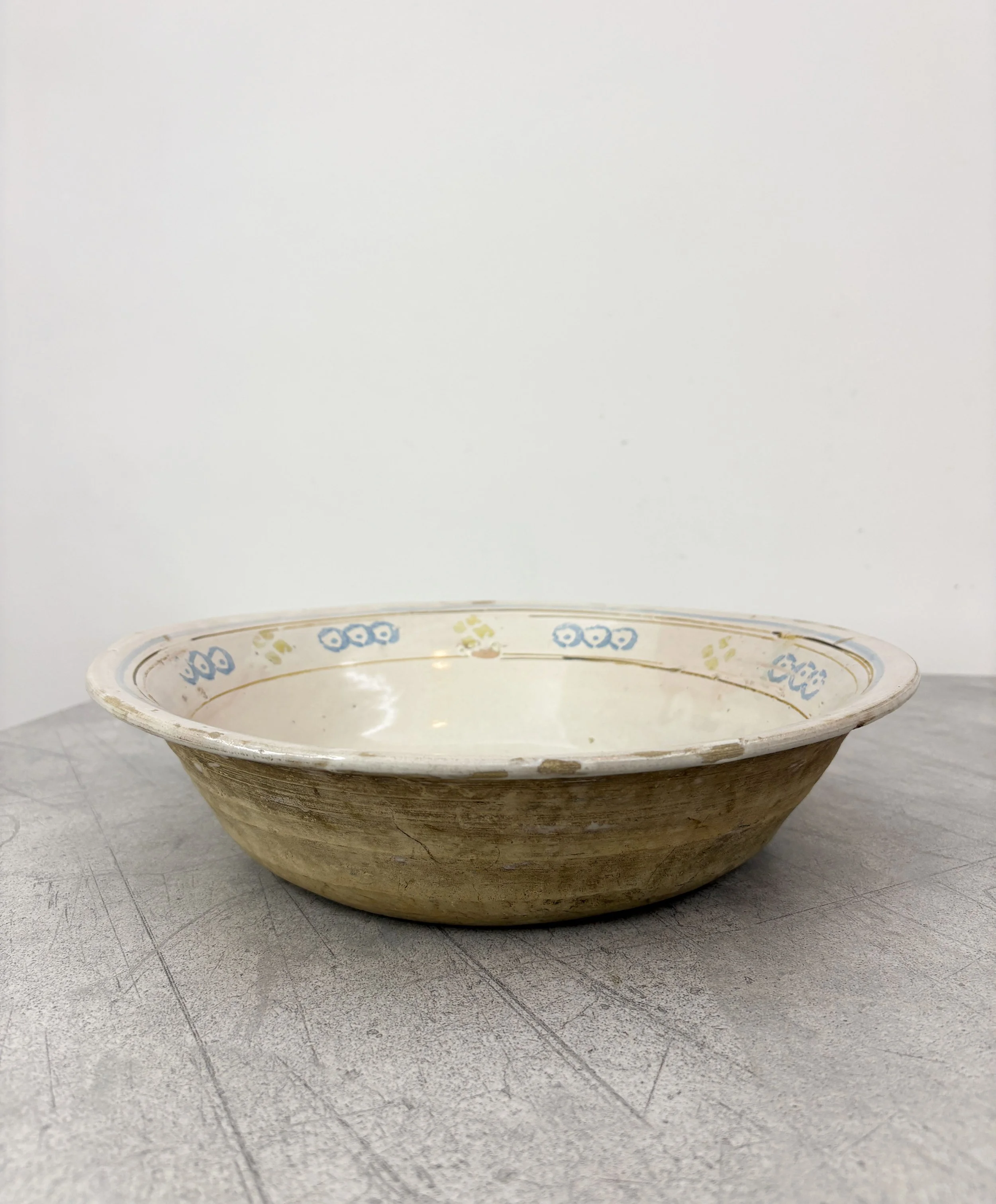 large rustic farmhouse bowl Puglia