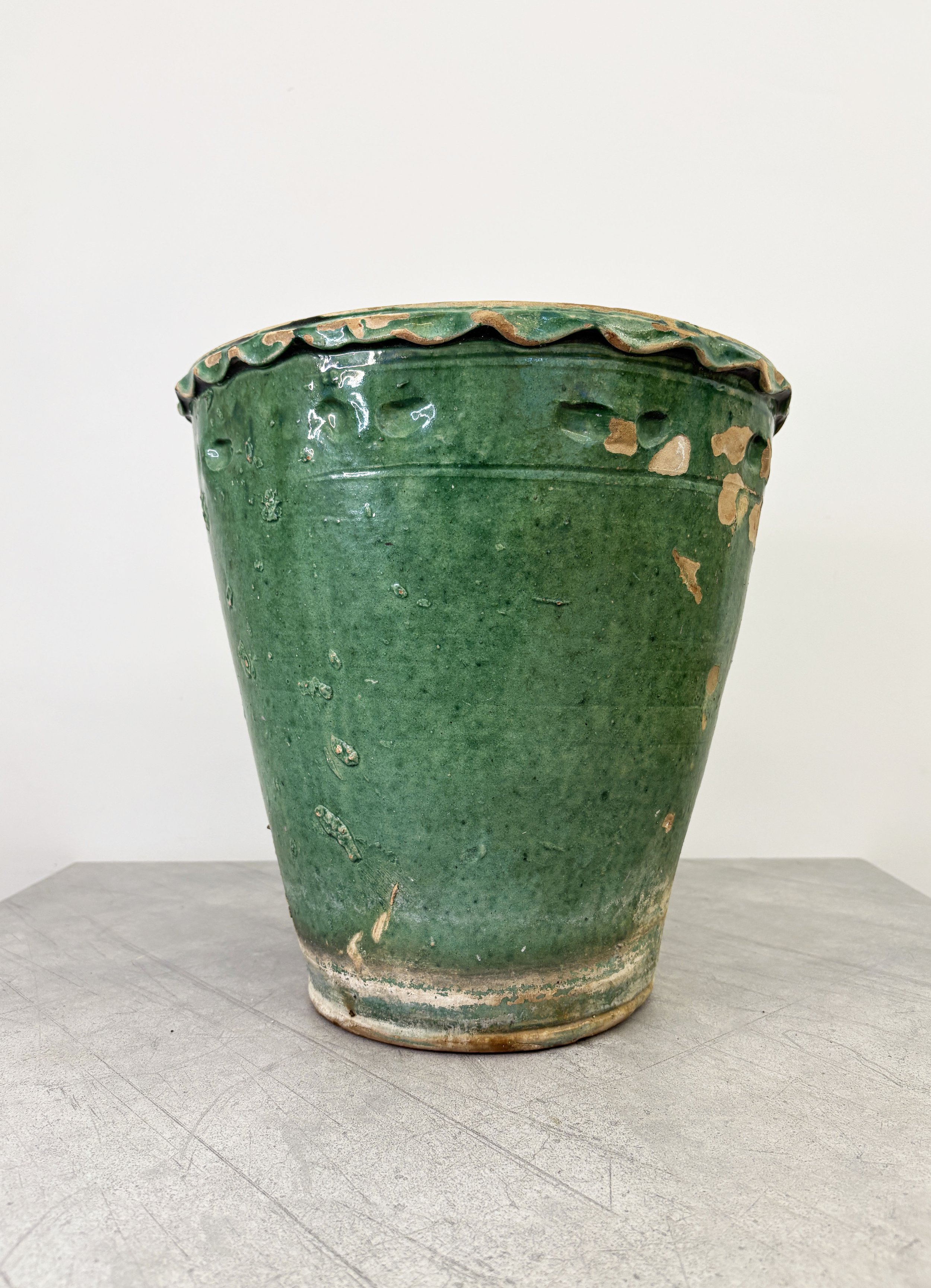 antique Italian farmhouse plant pot