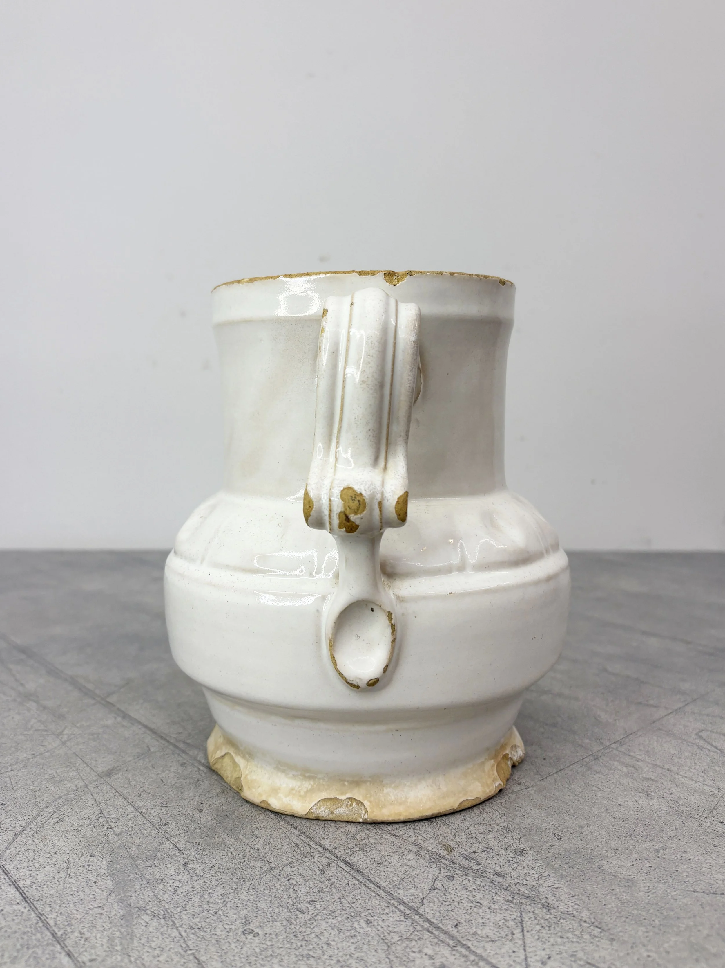 antique handmade ceramic pot Puglia