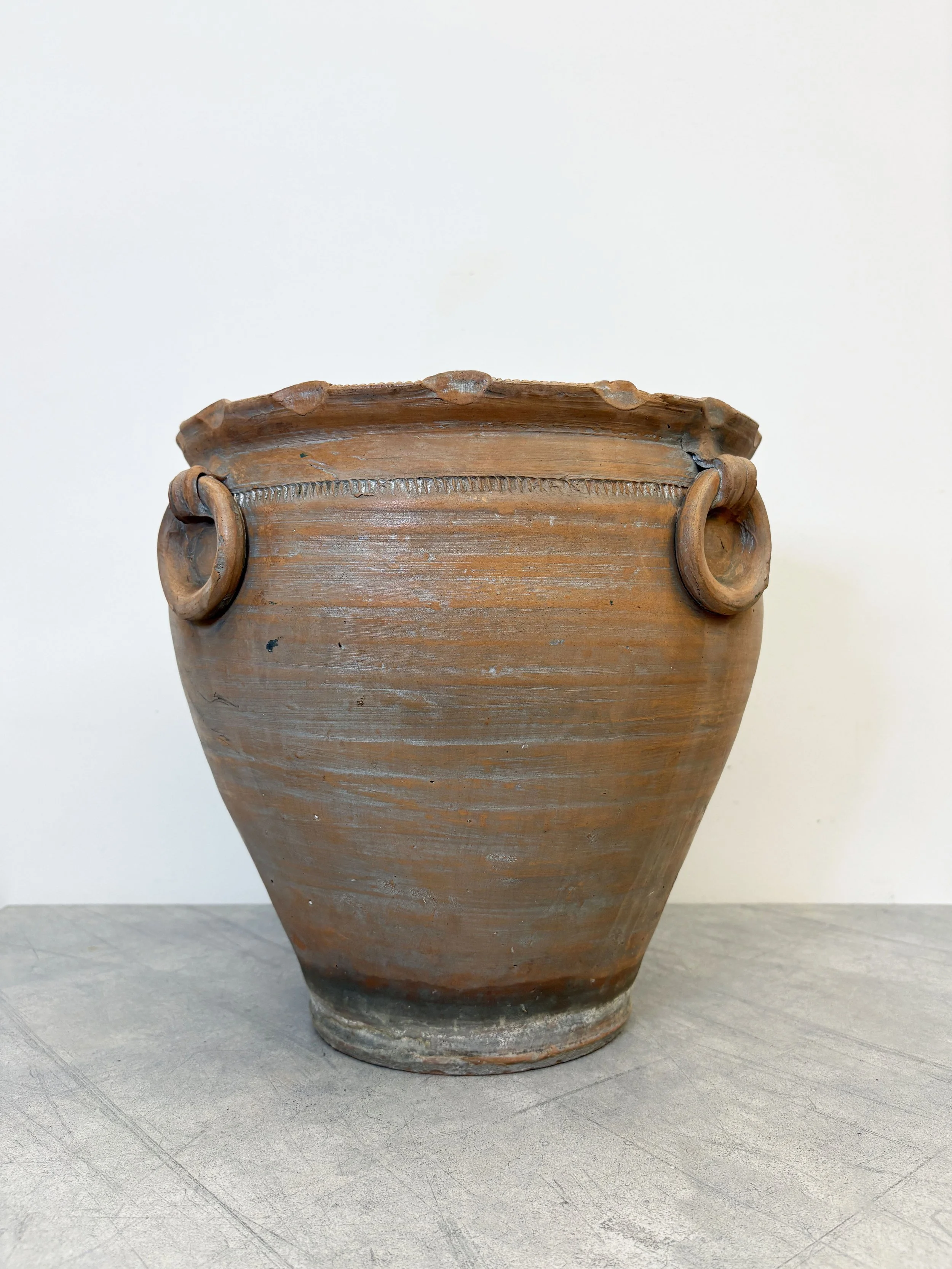 vintage ceramic plant pot Puglia