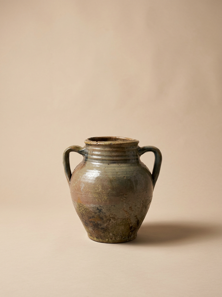 rustic Italian ceramic vase