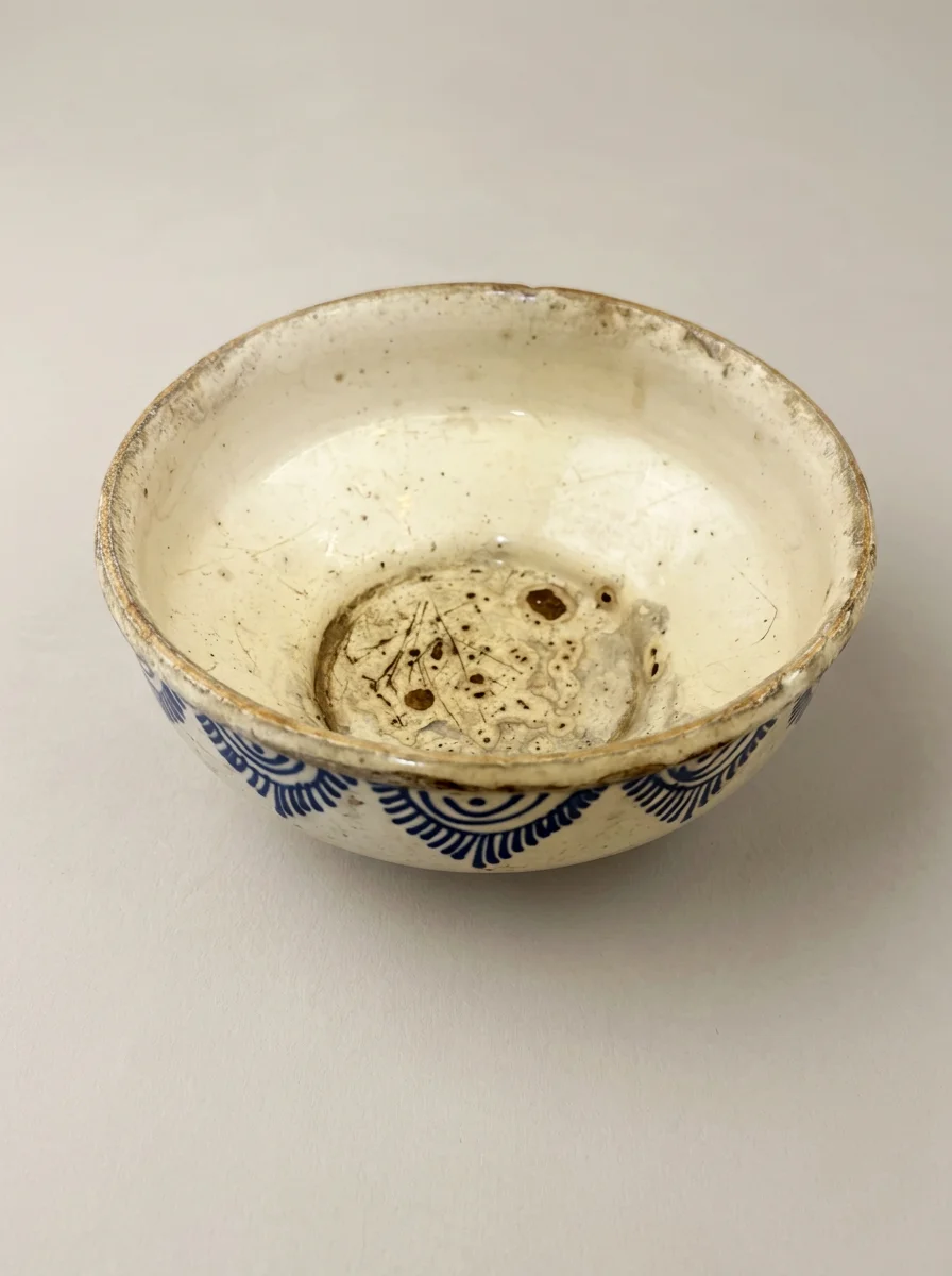 antique ceramic farmhouse bowl Puglia
