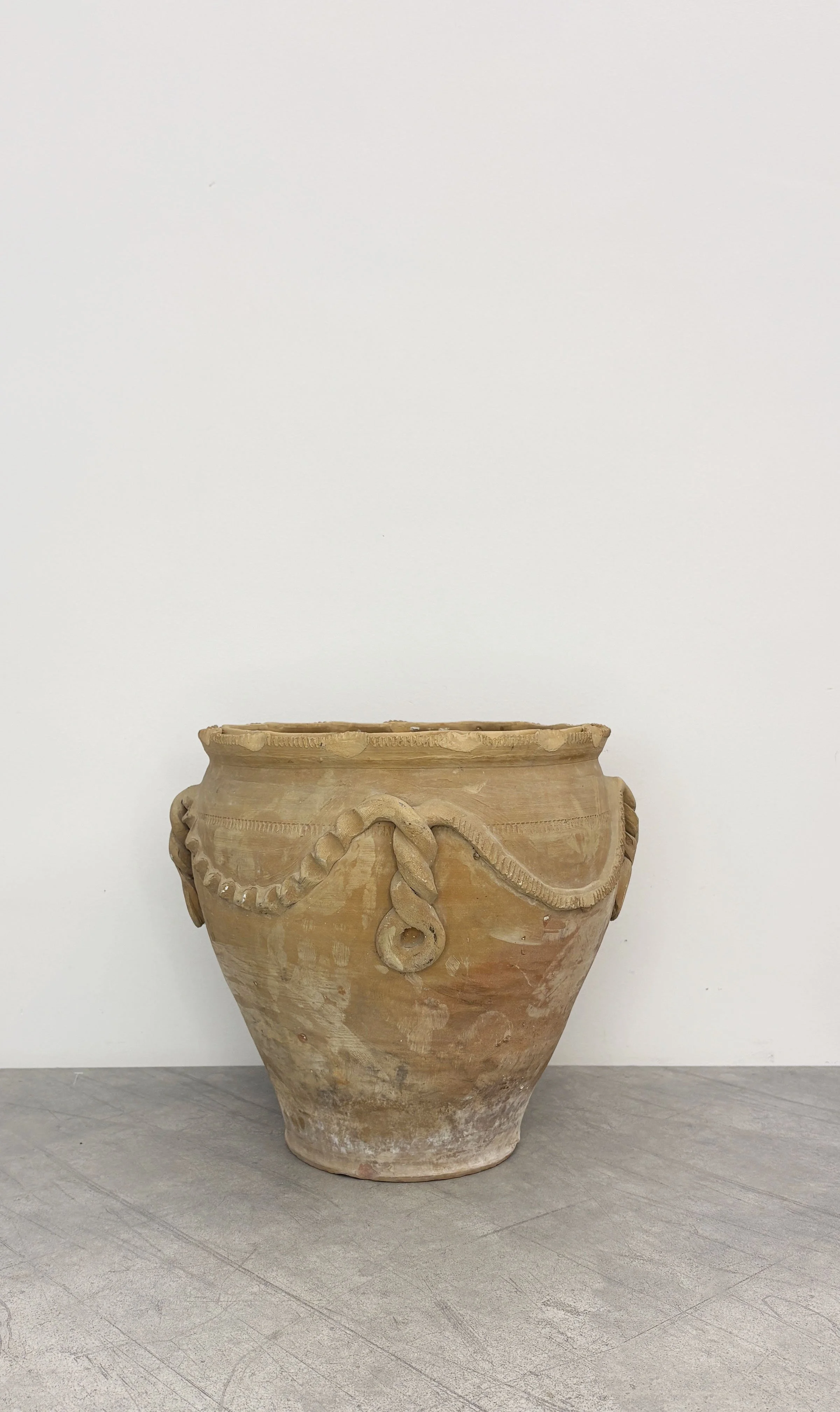 Vintage Plant Pot with Swag Detail 2